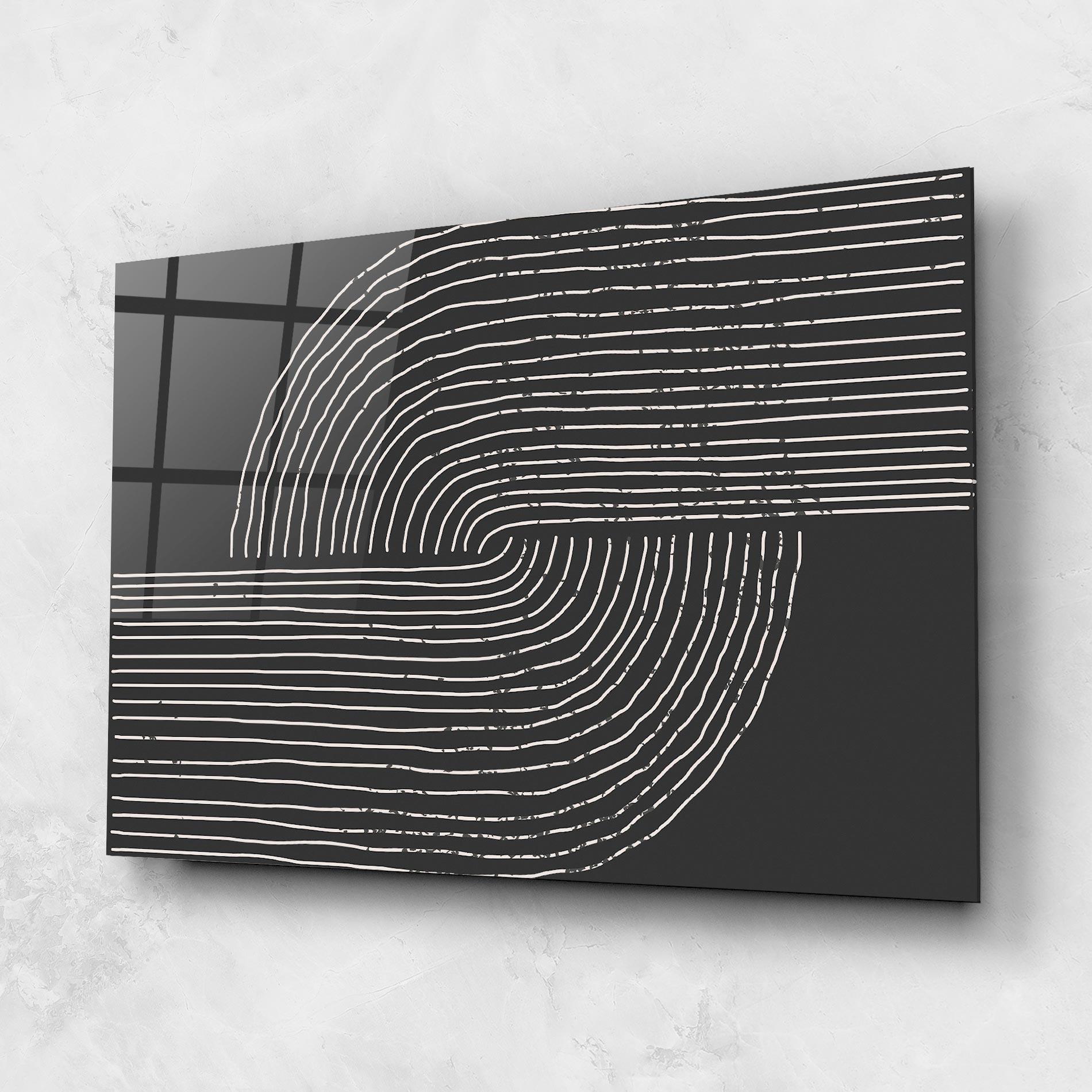 Tablou Sticla Minimalist Circle mockup 1