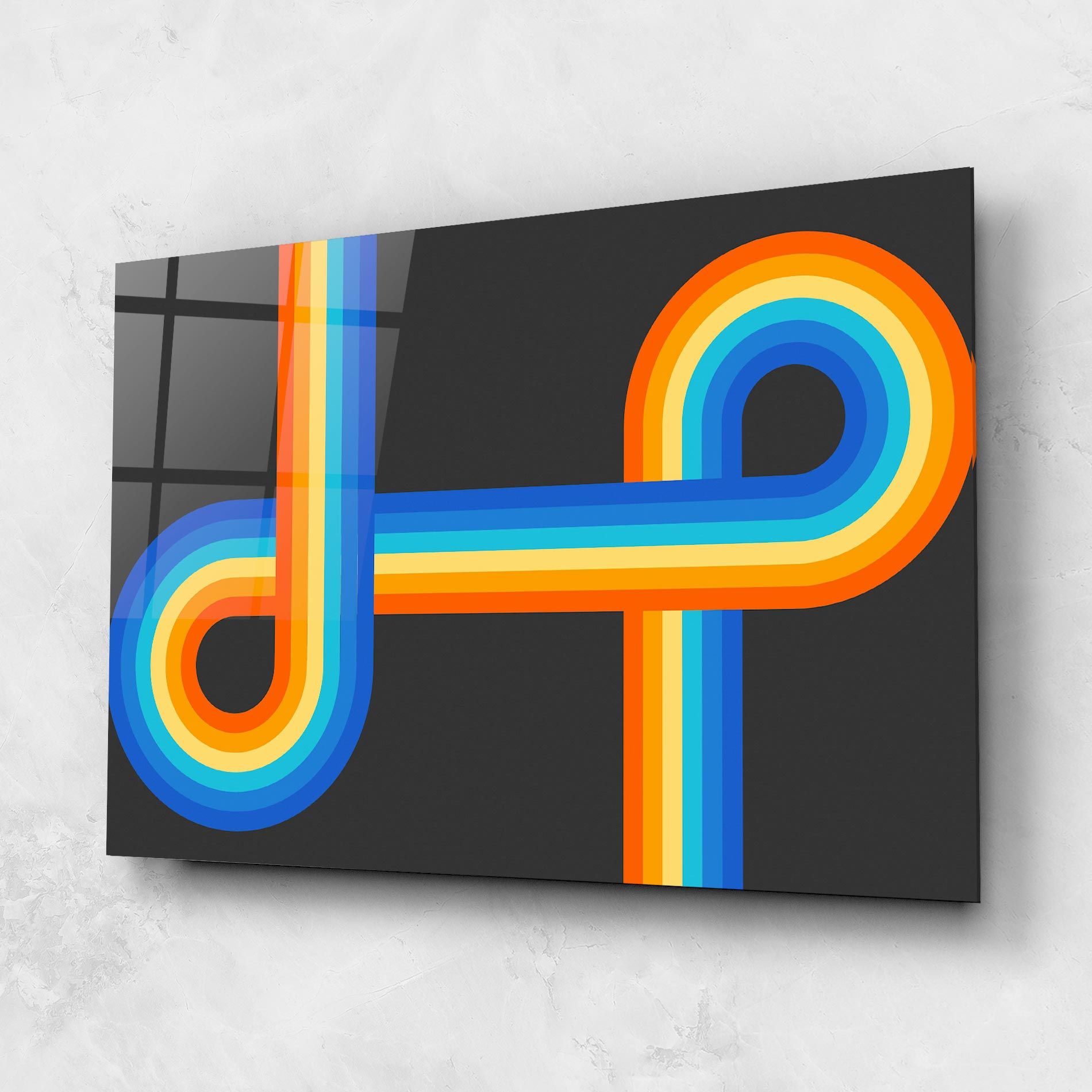 Vintage Ranbow mockup 1