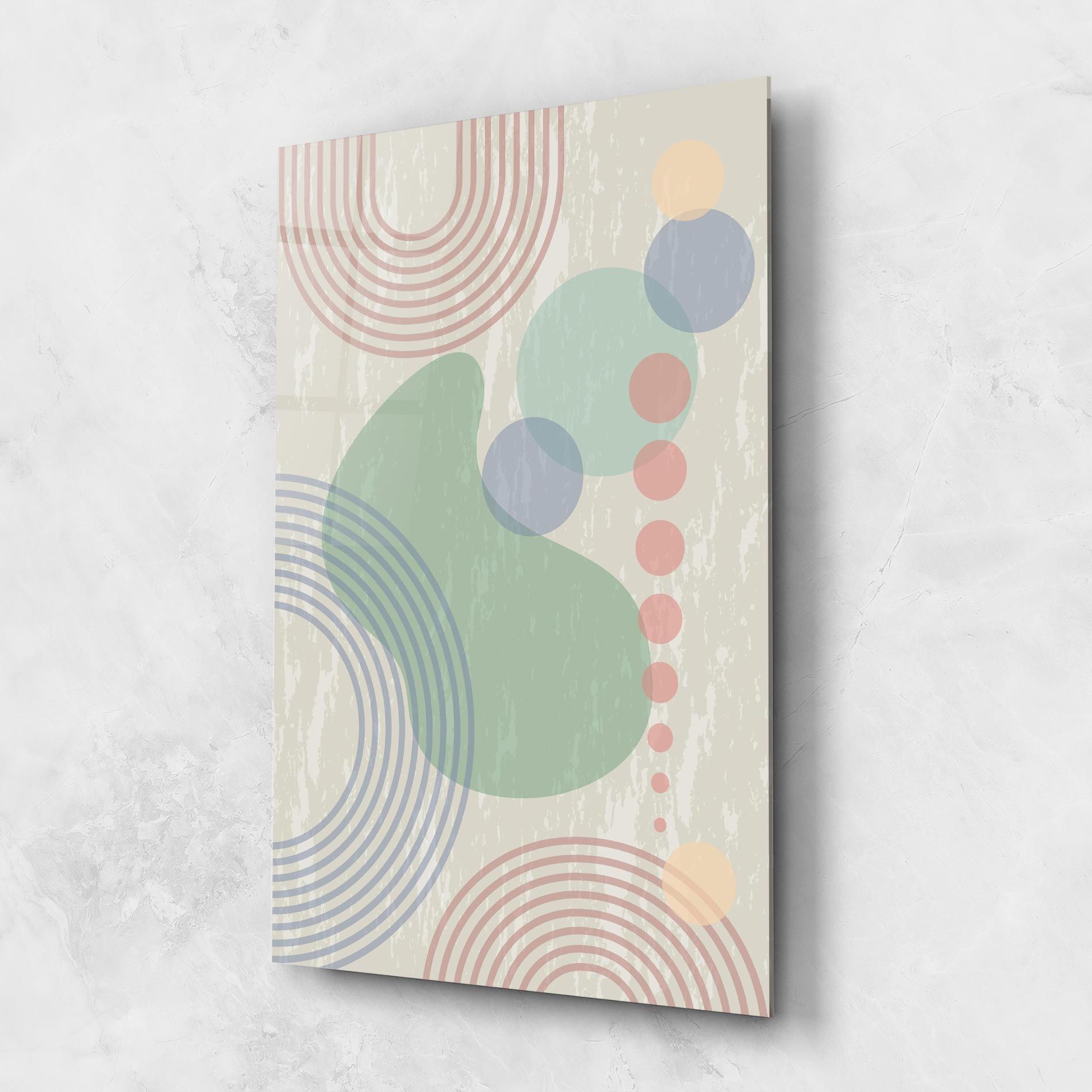 Green Pink Shapes mockup 1