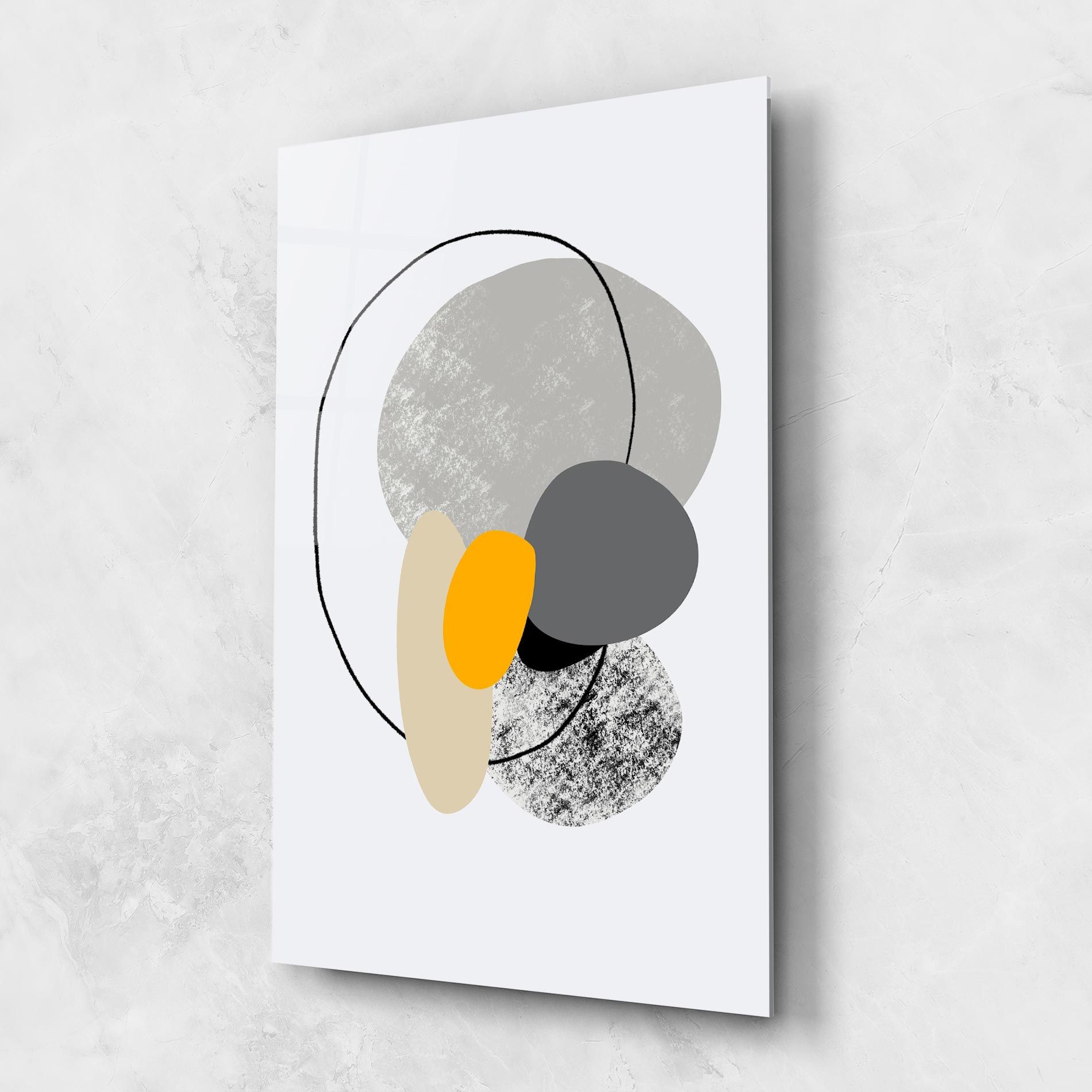 Grey Orange Shape mockup 1