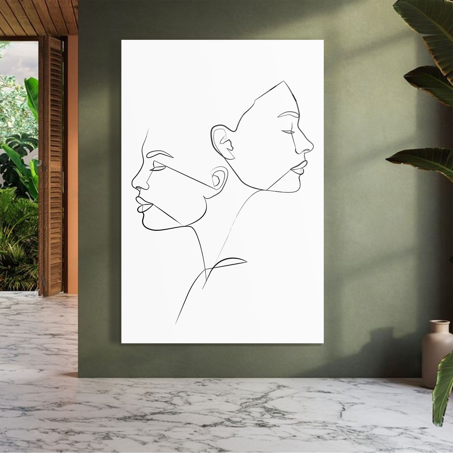 Female Black Line mockup 7