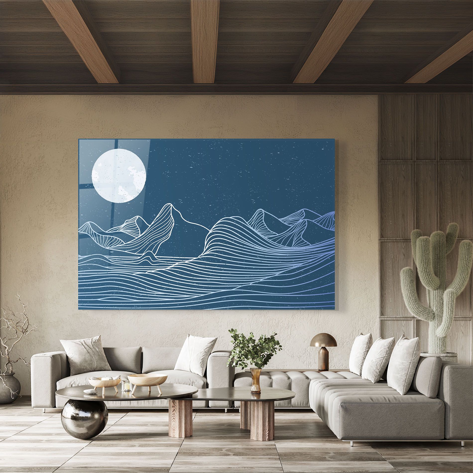 Ocean Blue Wave mockup 8