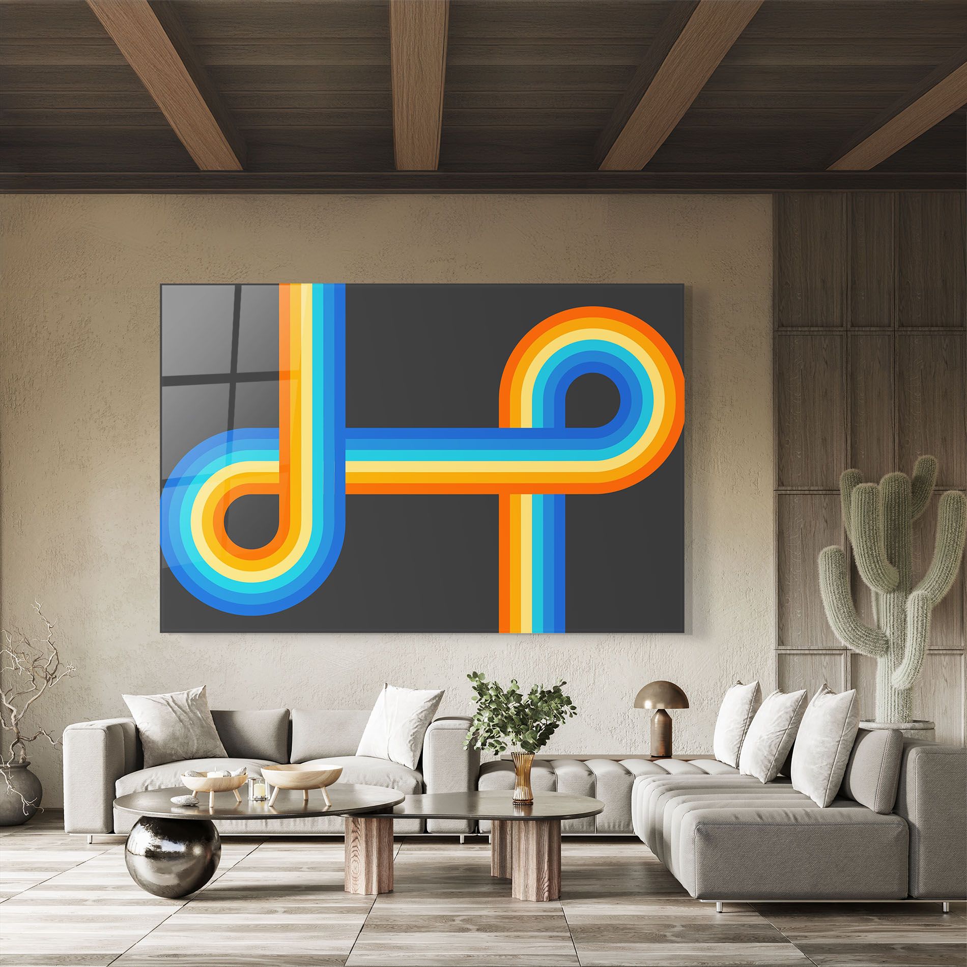 Vintage Ranbow mockup 8