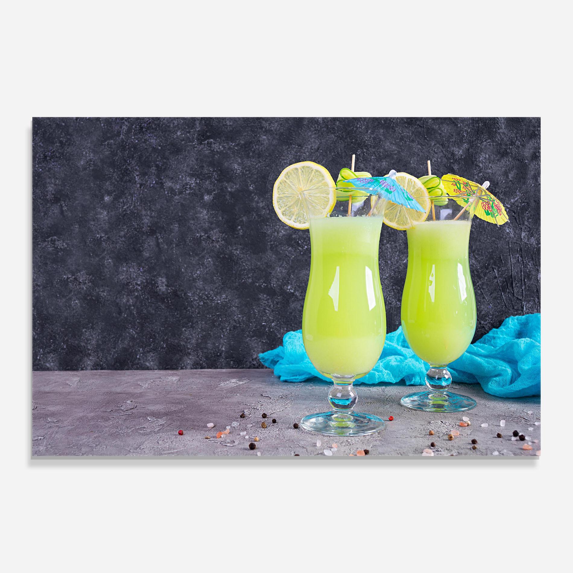 Tablou Sticla Fresh Cucumber Juice mockup 0