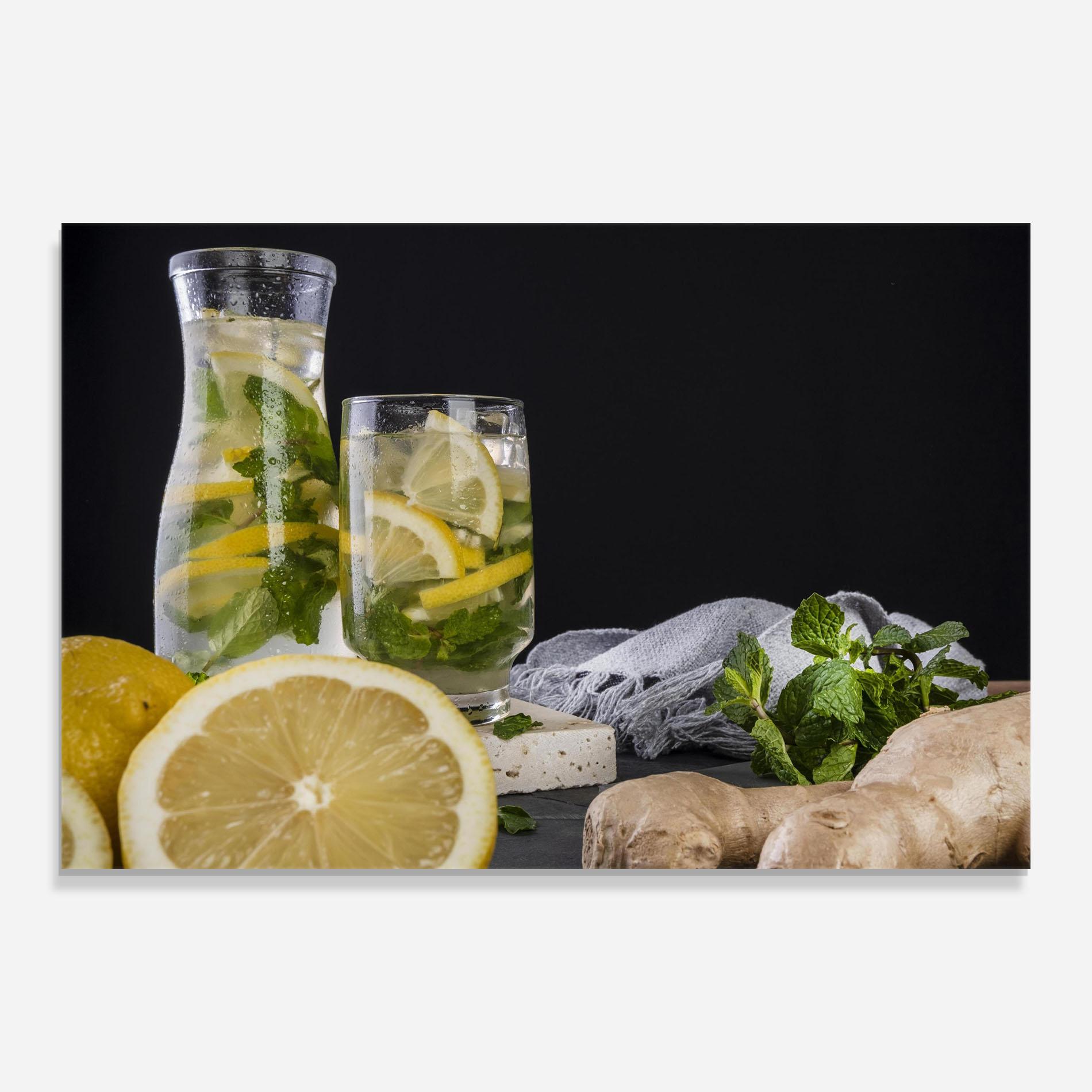 Tablou Sticla Ginger Lemonade mockup 0