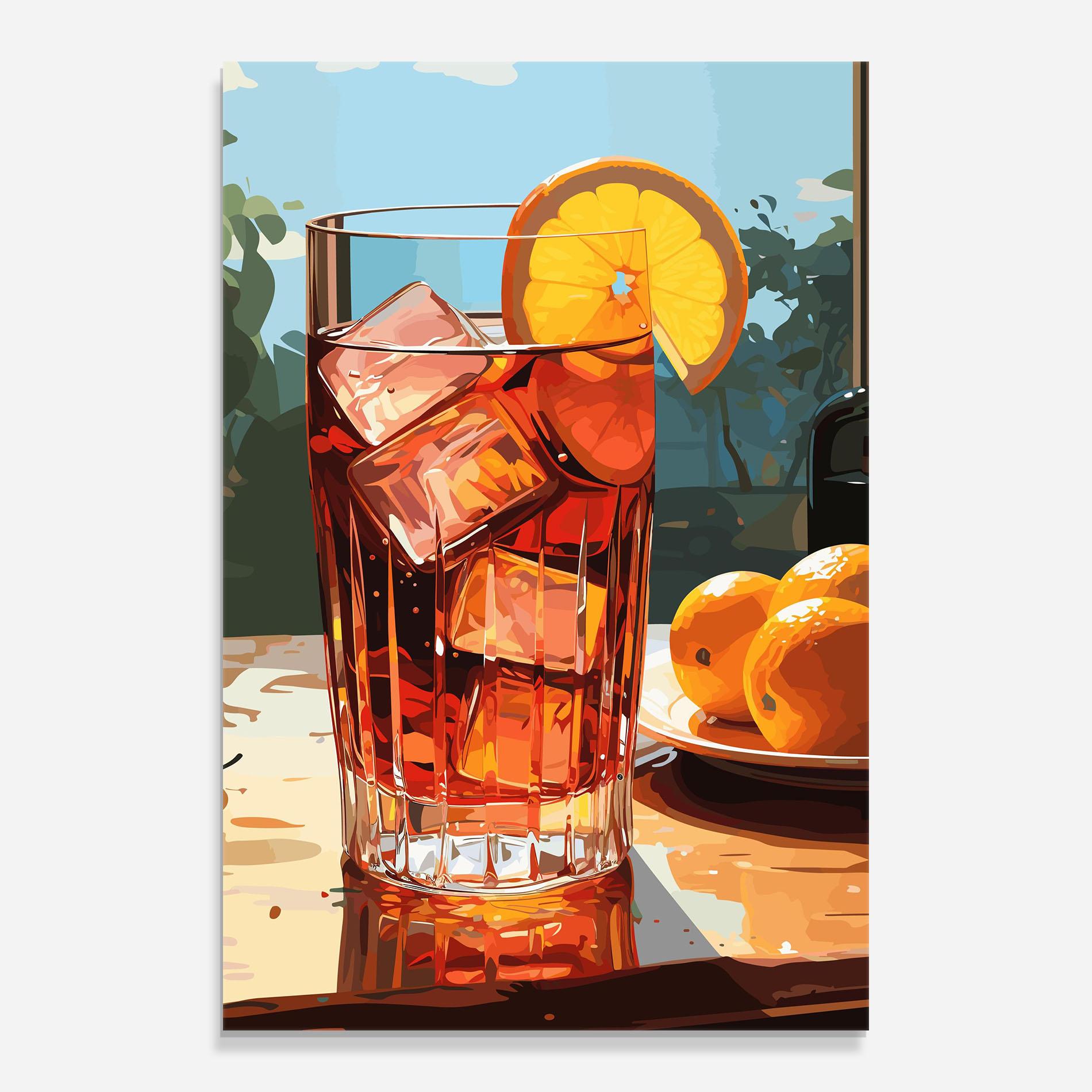 Tablou Sticla Cocktail Art mockup 0