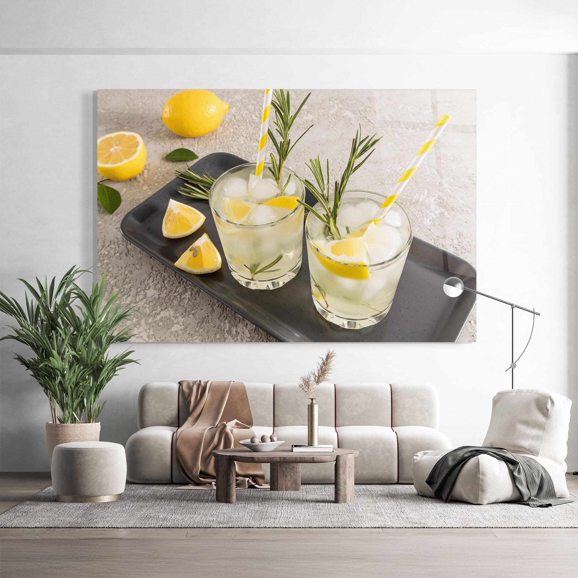 Tablou Sticla Fruit Vitamin Water mockup 9