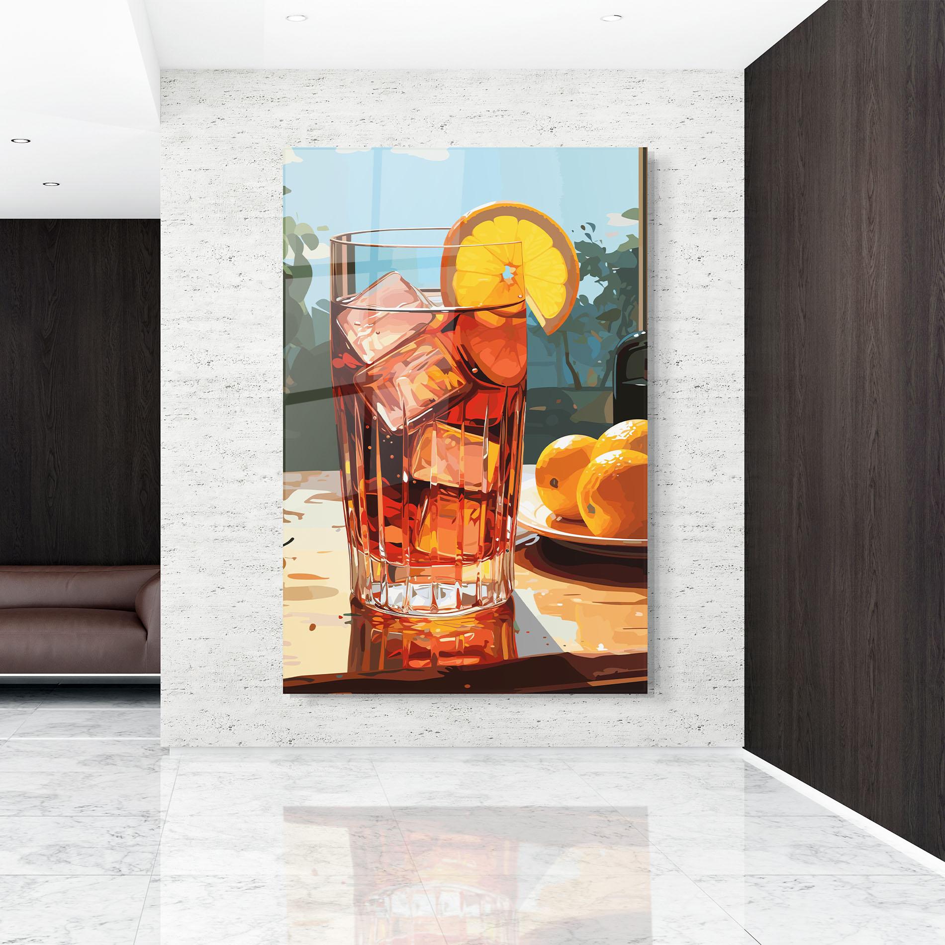 Tablou Sticla Cocktail Art mockup 9