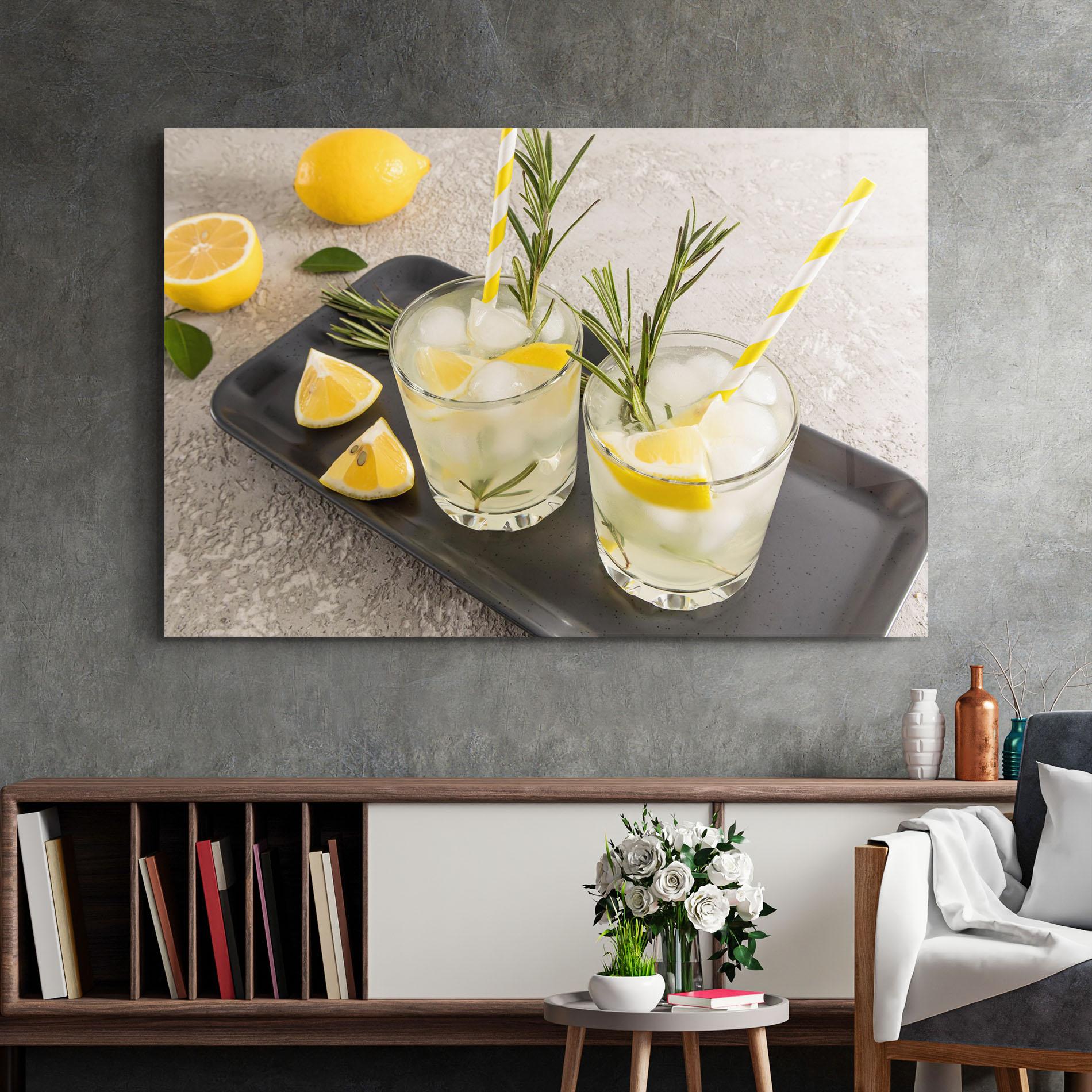 Tablou Sticla Fruit Vitamin Water mockup 2