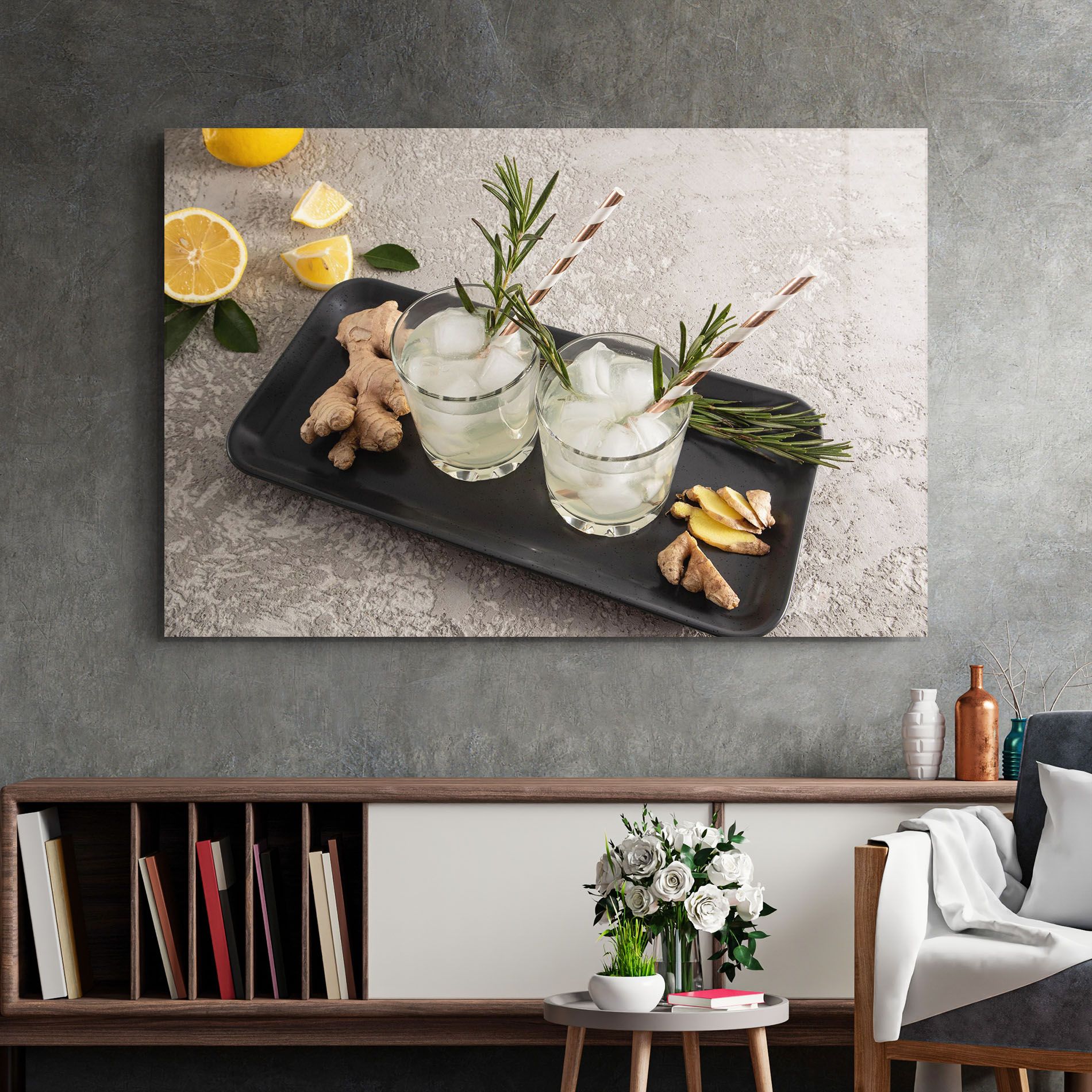 Ginger Lemonade Drink mockup 2