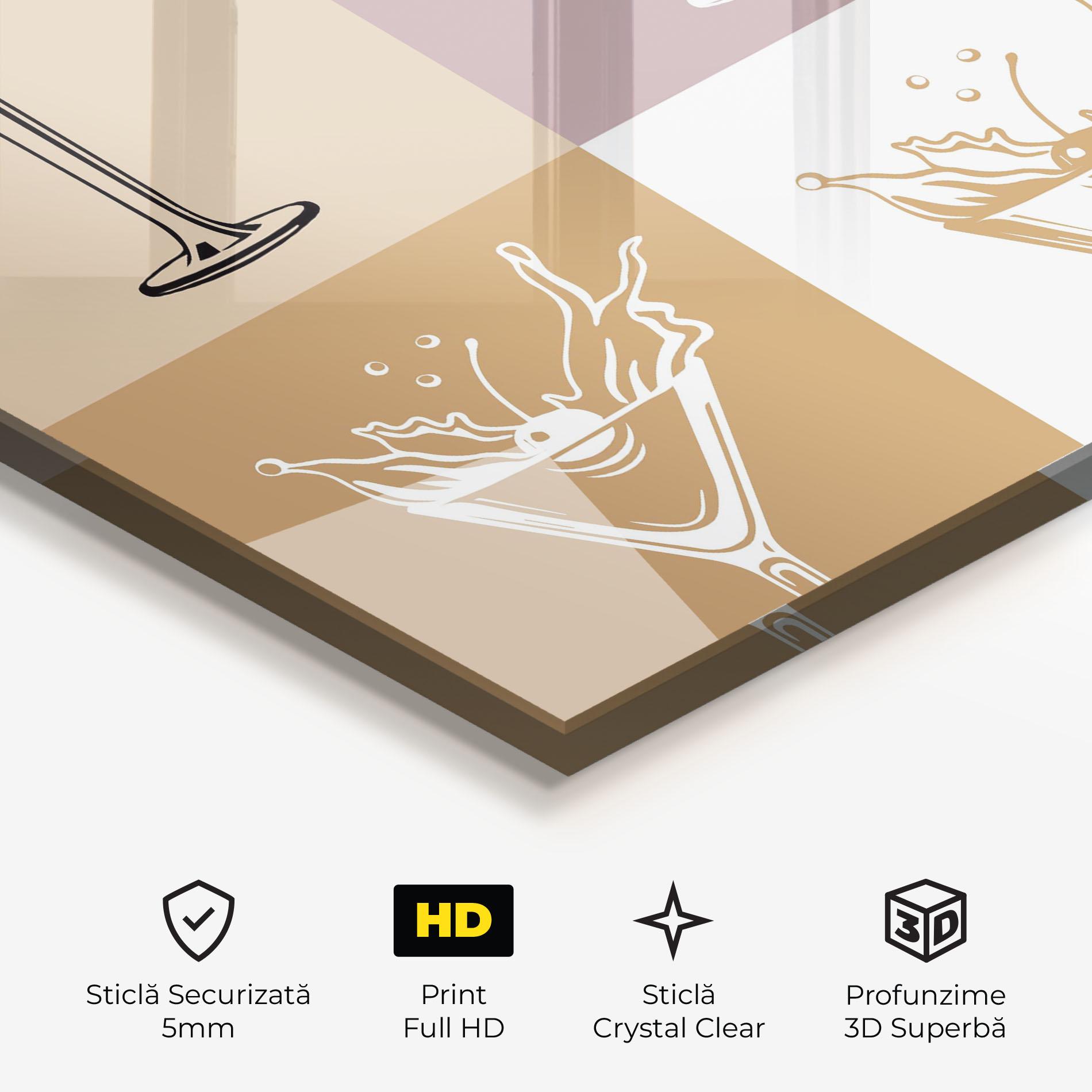 Tablou Sticla Drinks Mix mockup 3