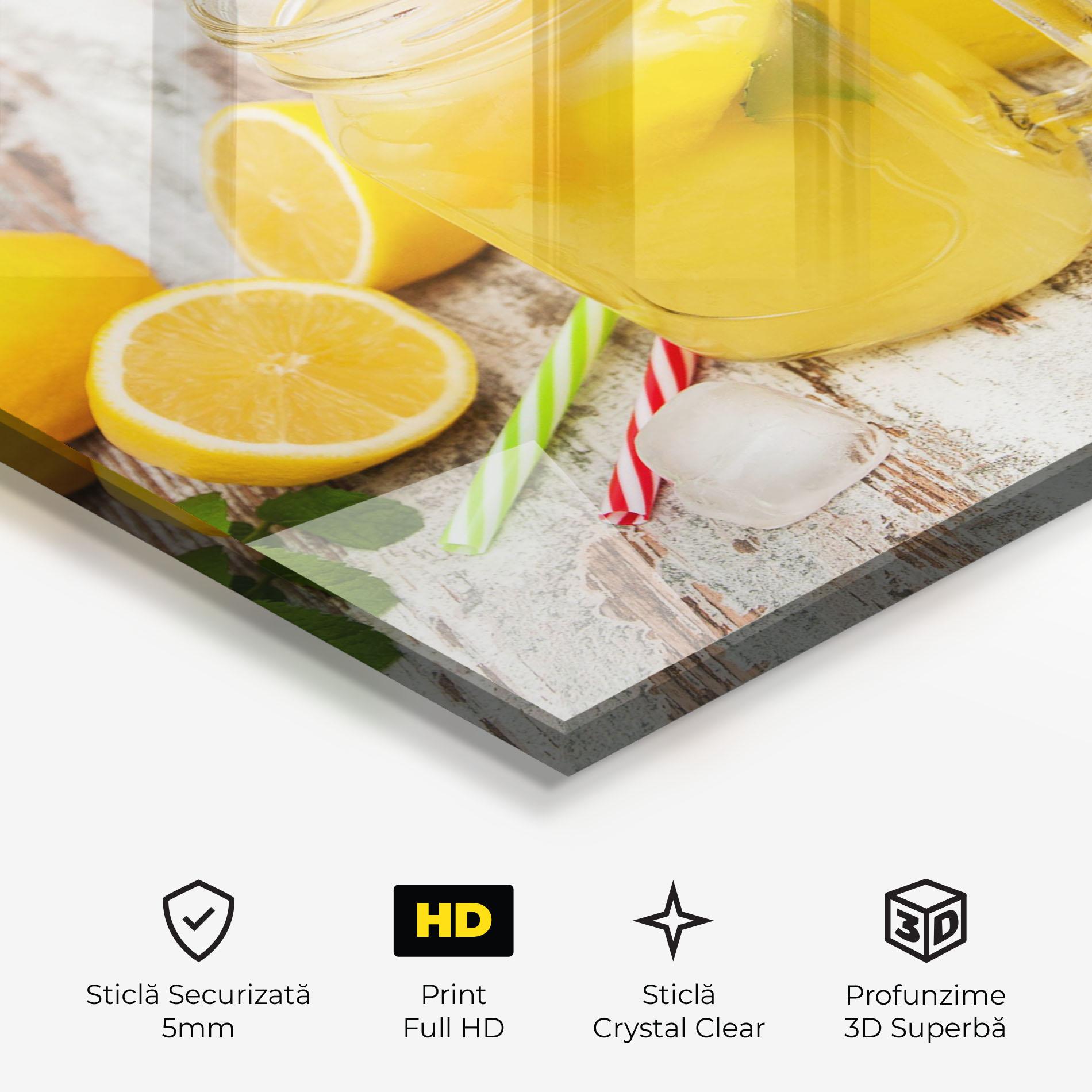 Tablou Sticla Jars With Lemonade mockup 3