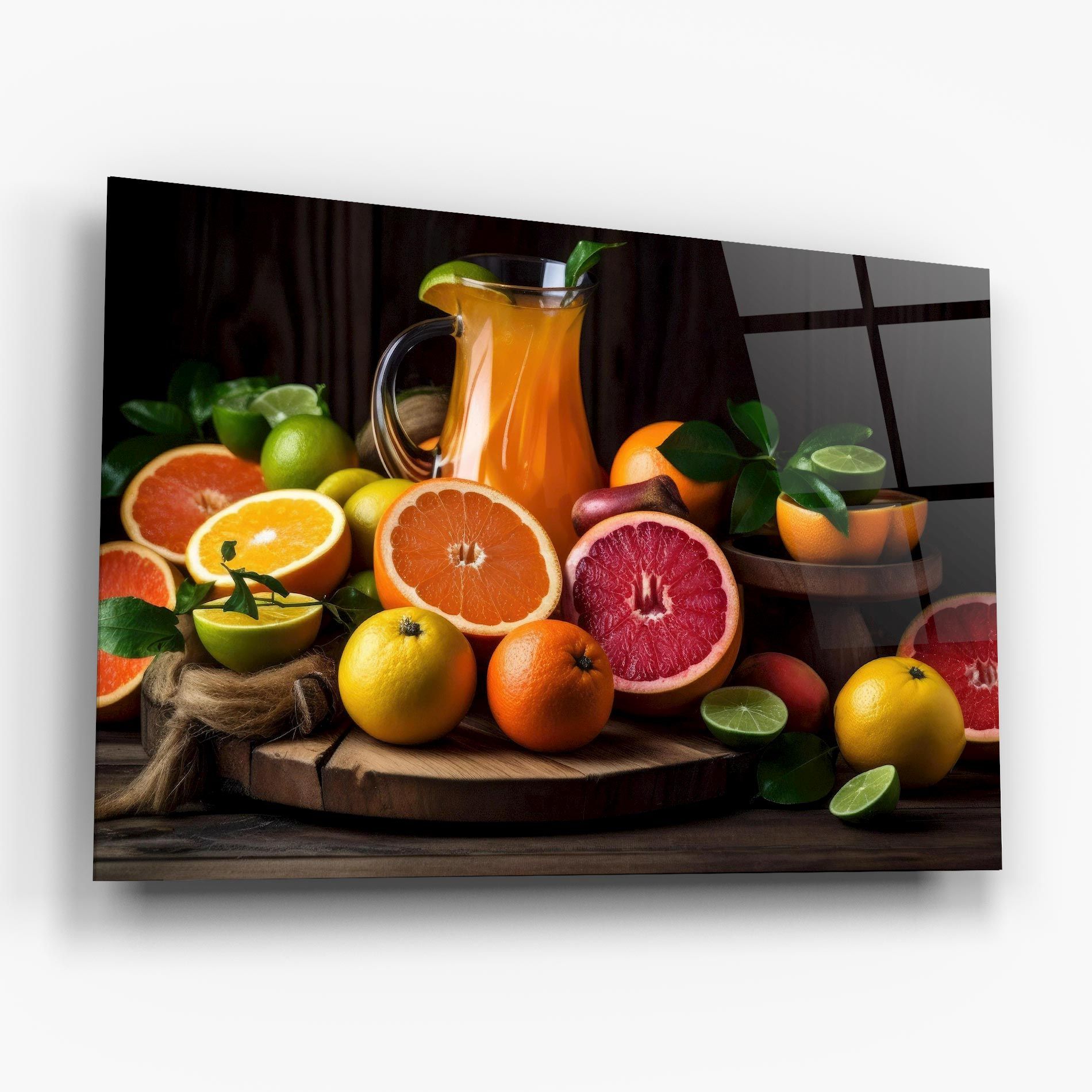 Glass Of Orange Juice mockup 6