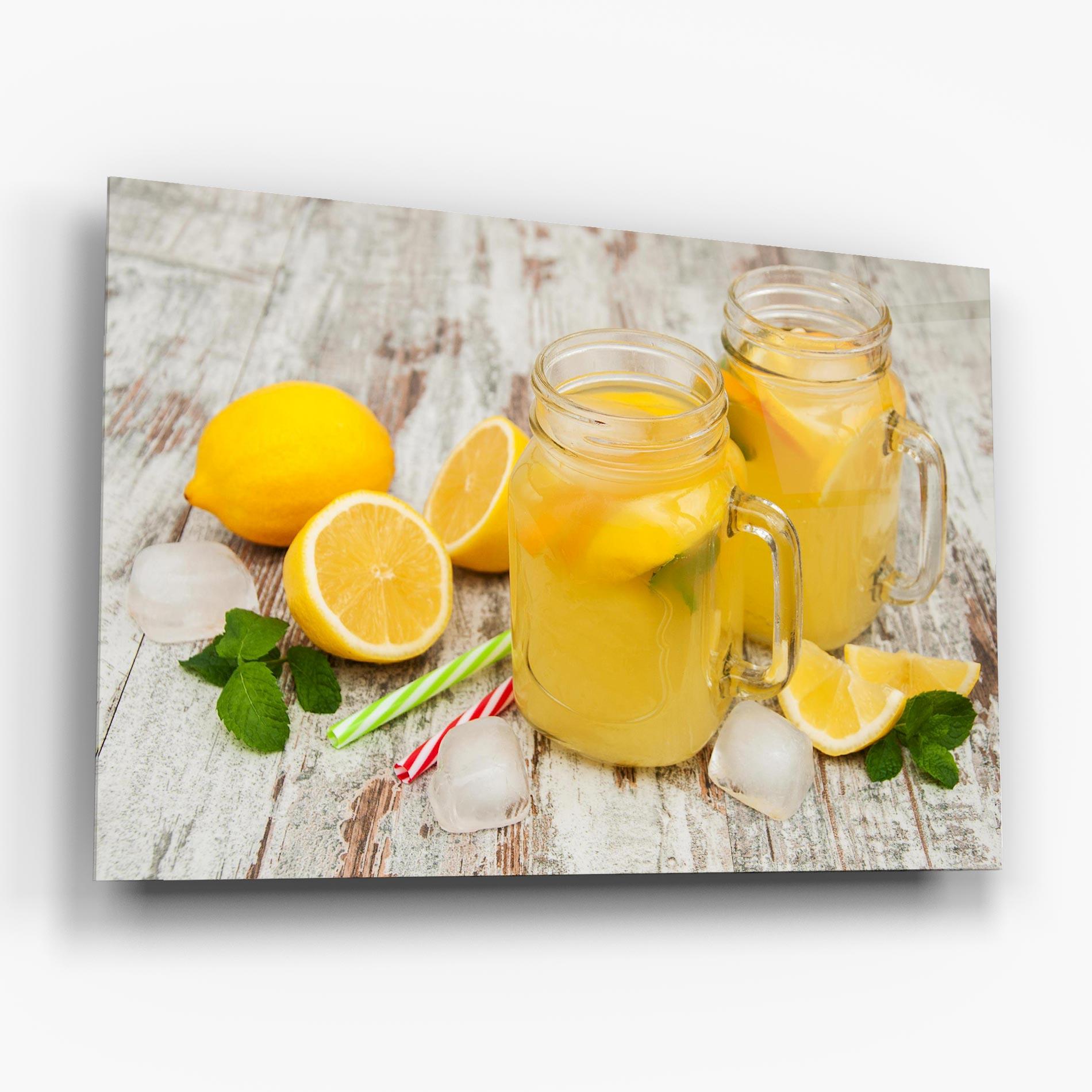 Tablou Sticla Jars With Lemonade mockup 6