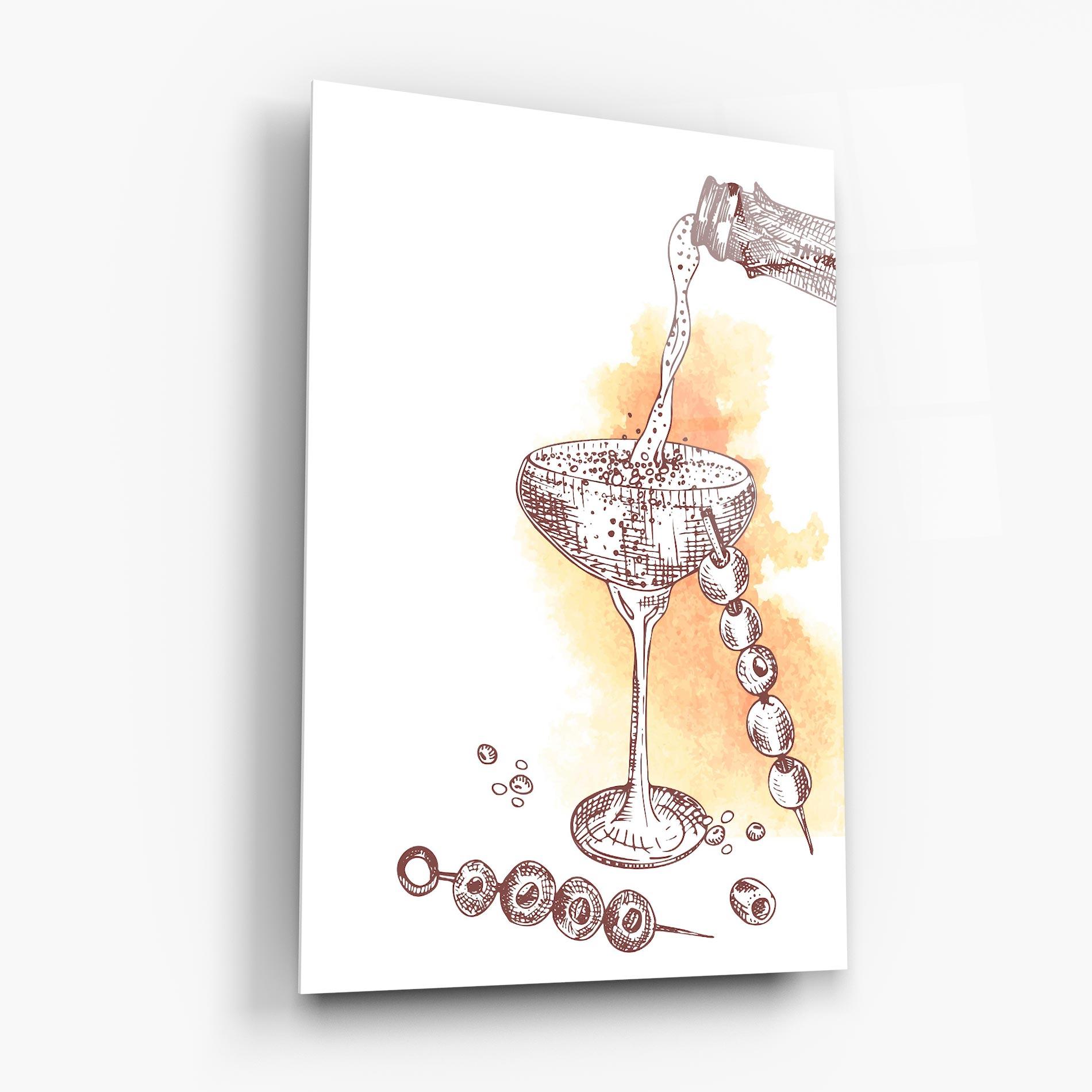 Tablou Sticla Cocktail mockup 6