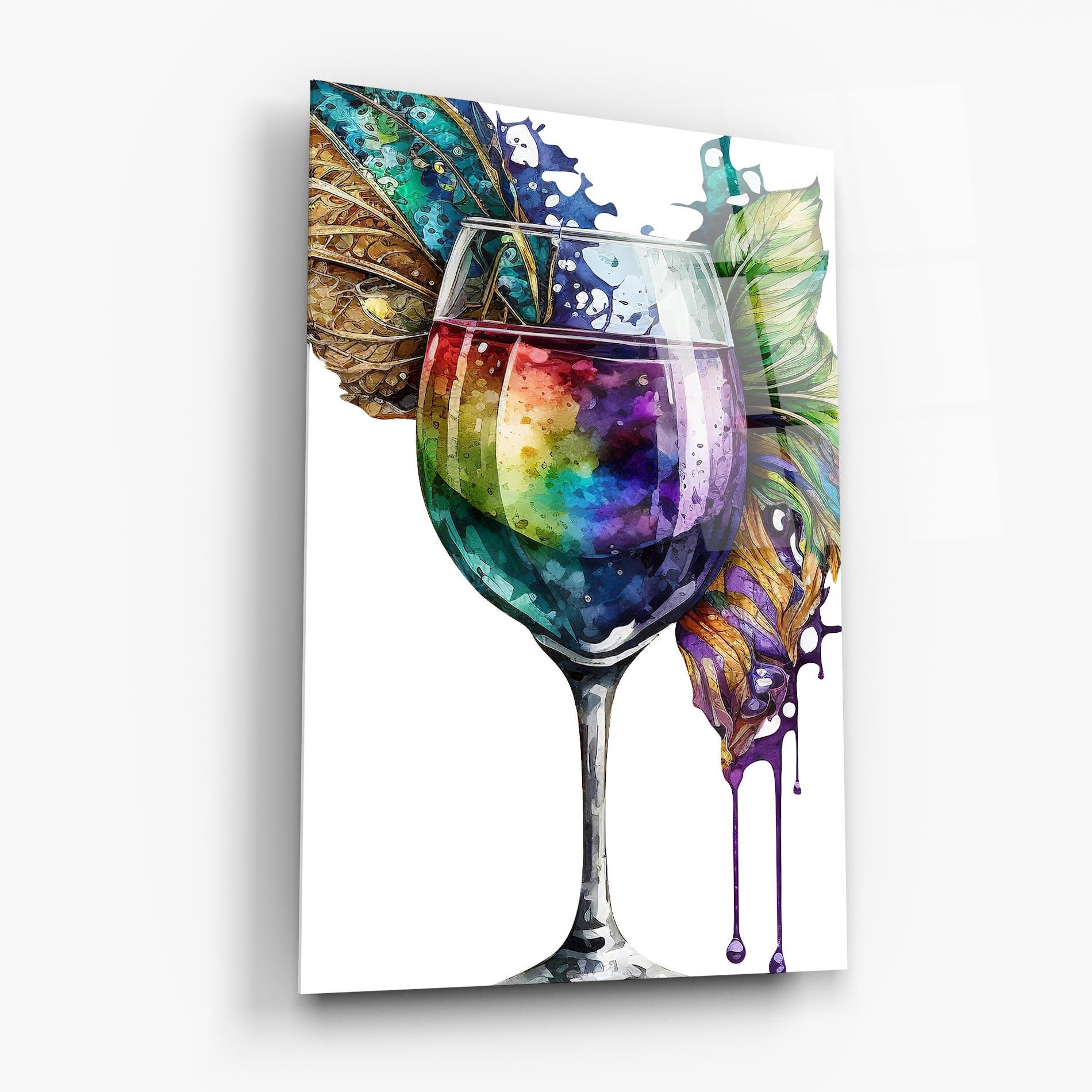 Tablou Sticla Colorful Drink mockup 6
