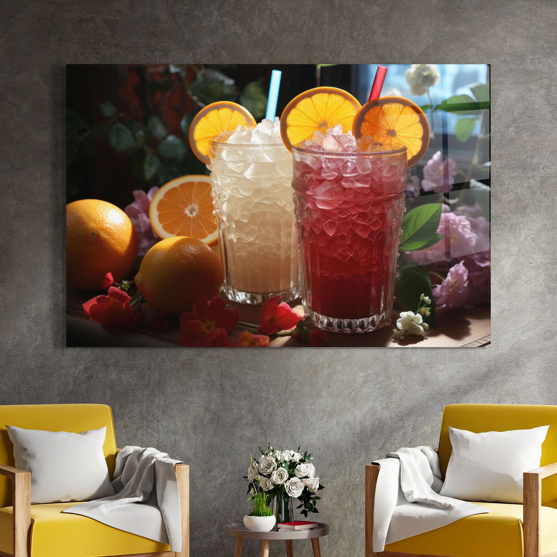 Citrus Smoothie Drink mockup 4