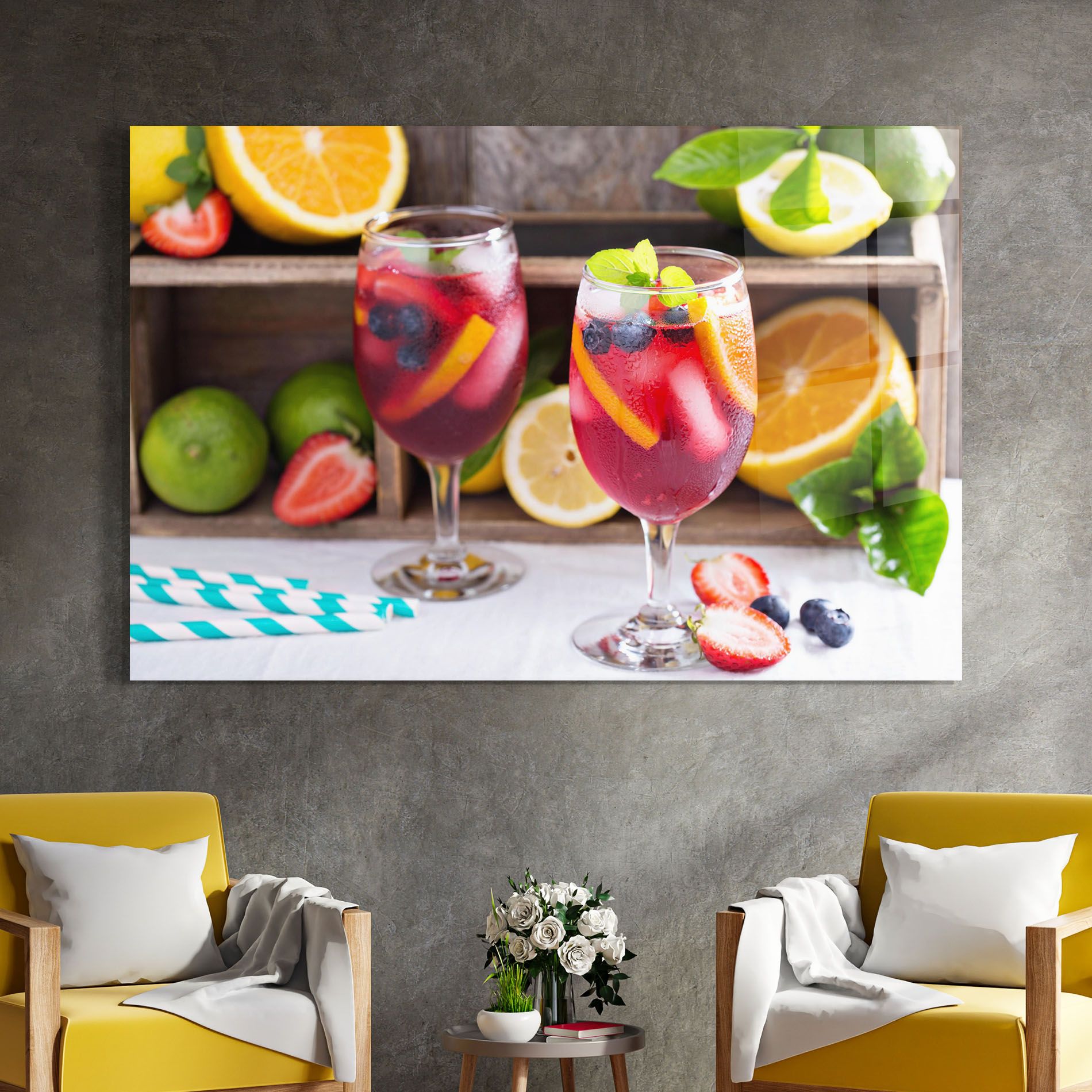 Colorful Summer Drink mockup 4