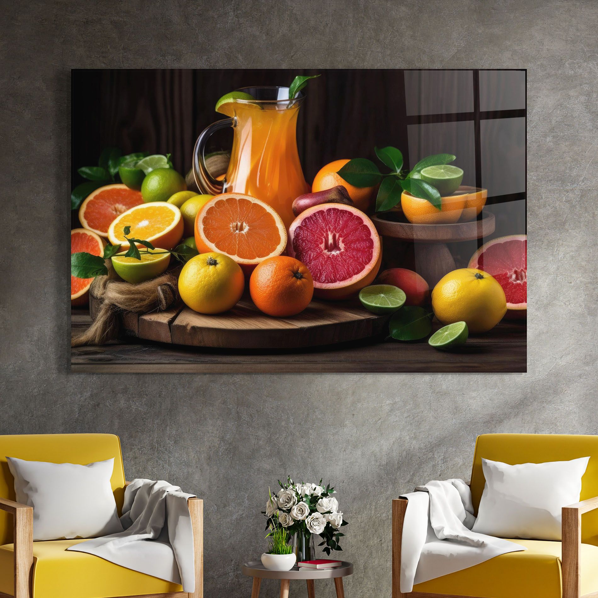 Glass Of Orange Juice mockup 4