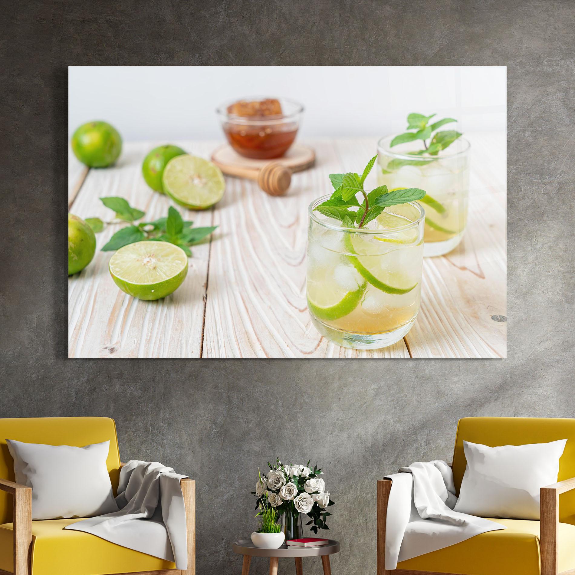 Tablou Sticla Iced Honey mockup 4