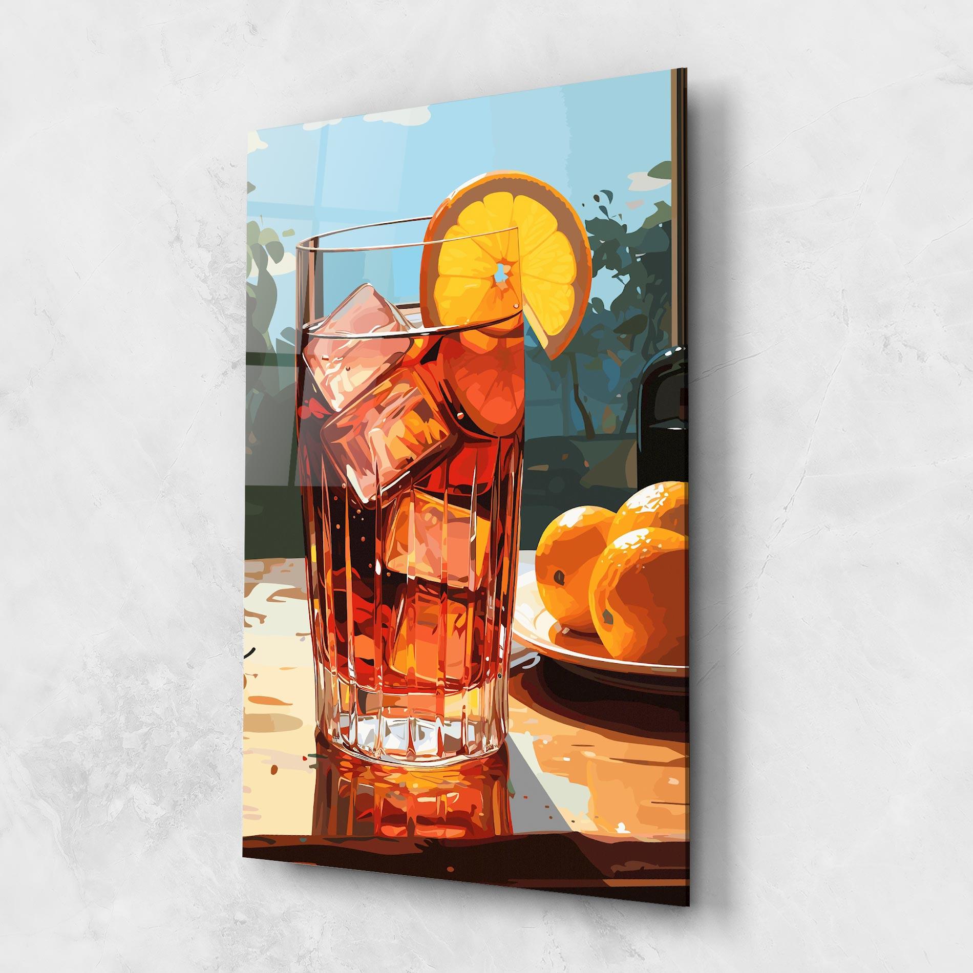 Tablou Sticla Cocktail Art mockup 1
