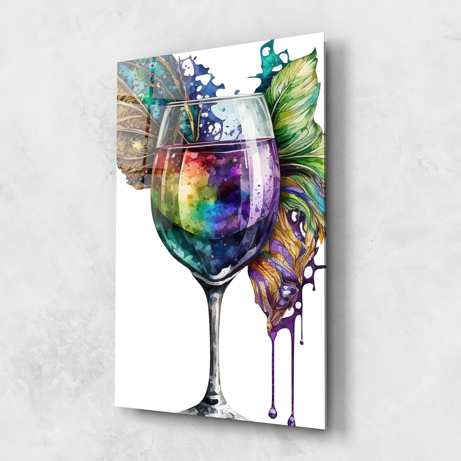 Tablou Sticla Colorful Drink mockup 1