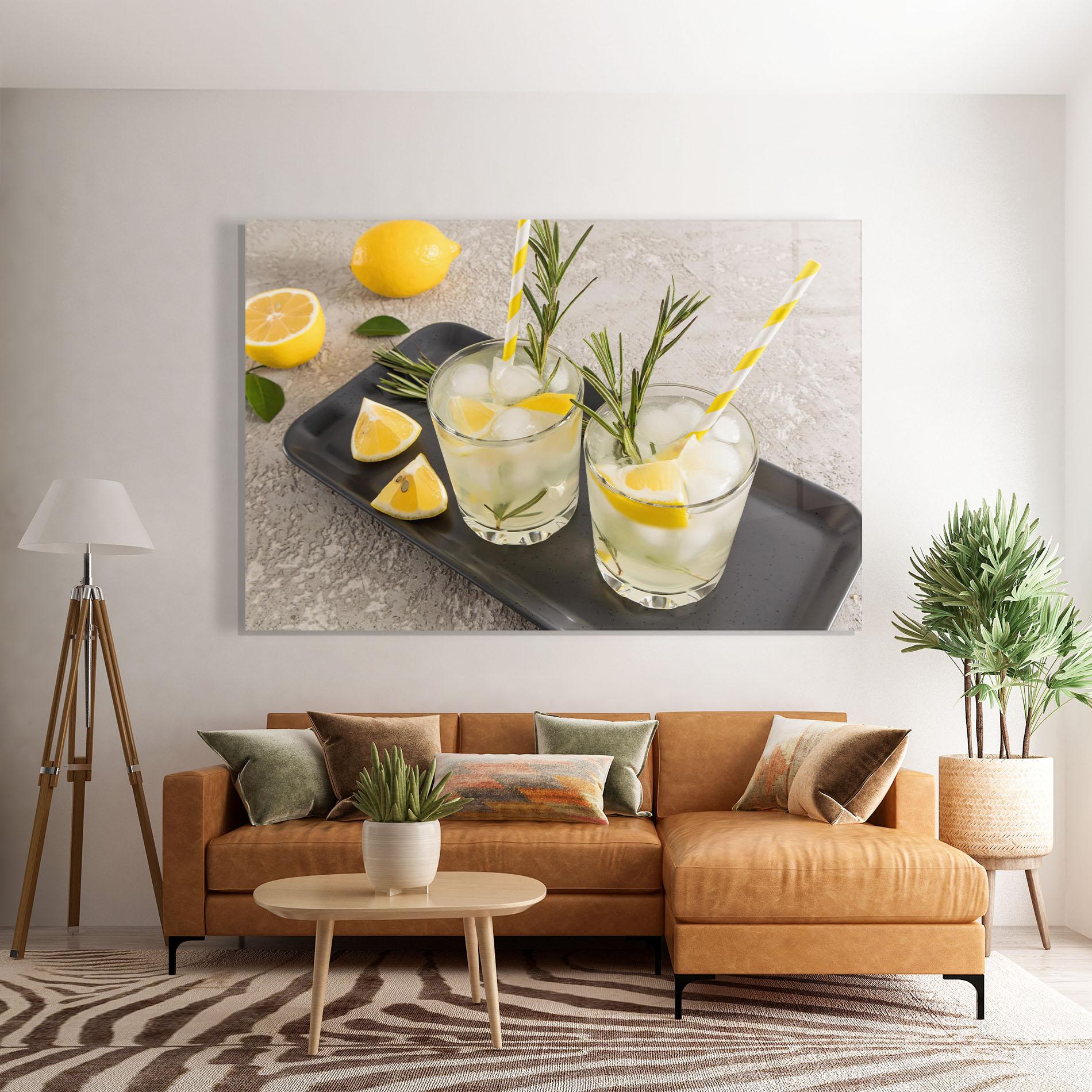 Tablou Sticla Fruit Vitamin Water mockup 7