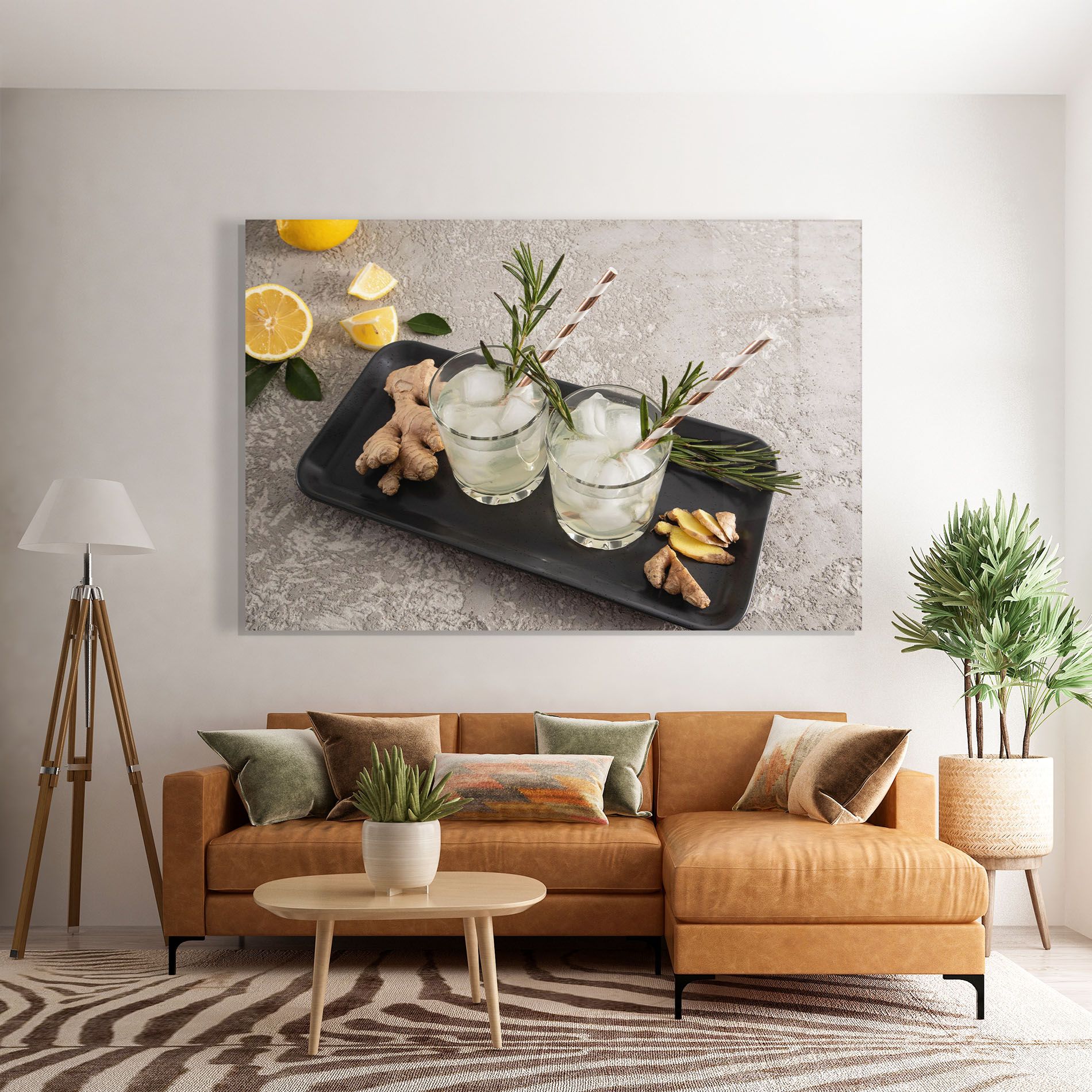 Ginger Lemonade Drink mockup 7