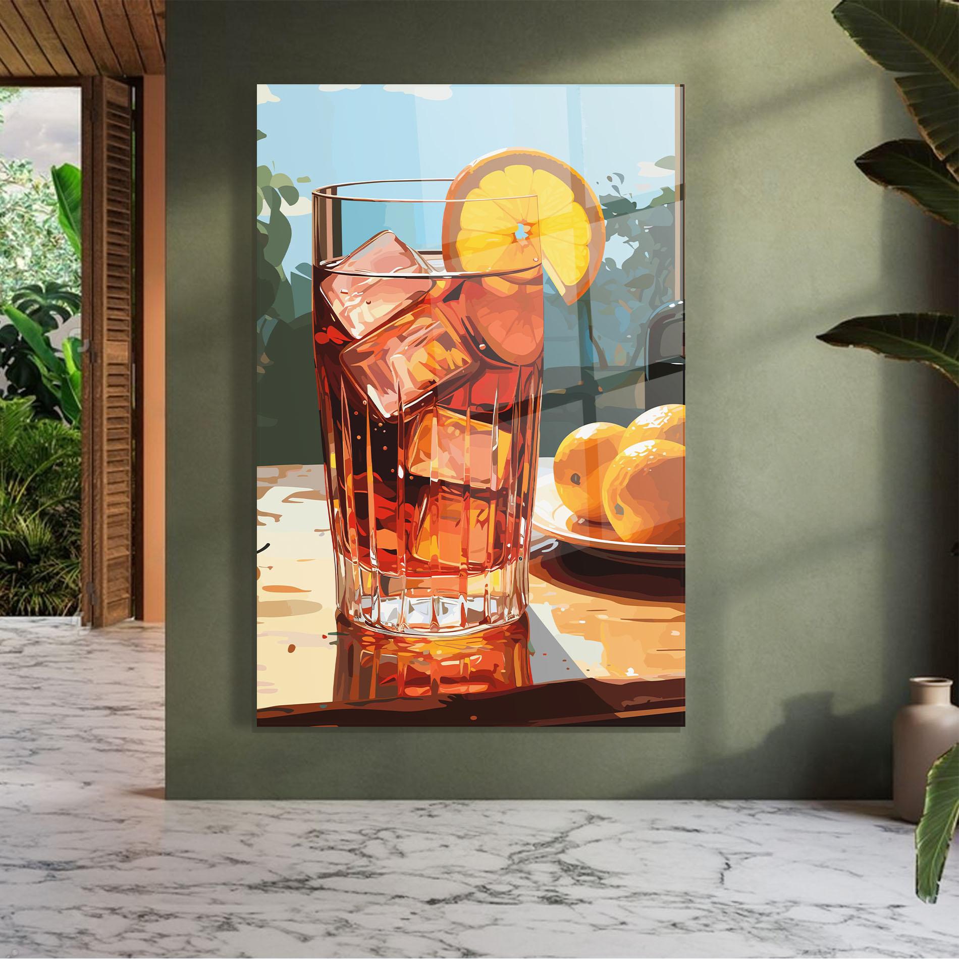Tablou Sticla Cocktail Art mockup 7