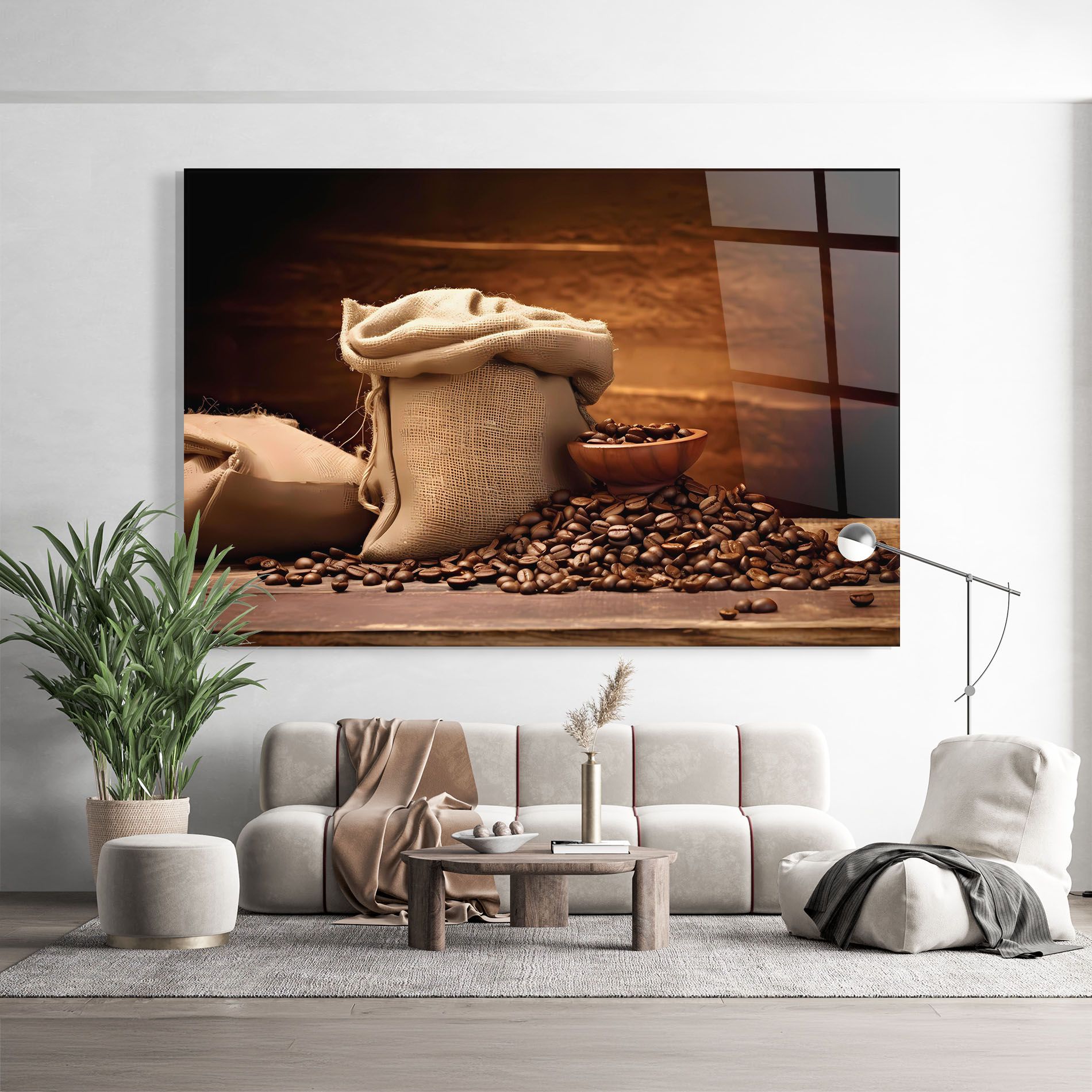 Big Bag Of Coffee Beans mockup 9