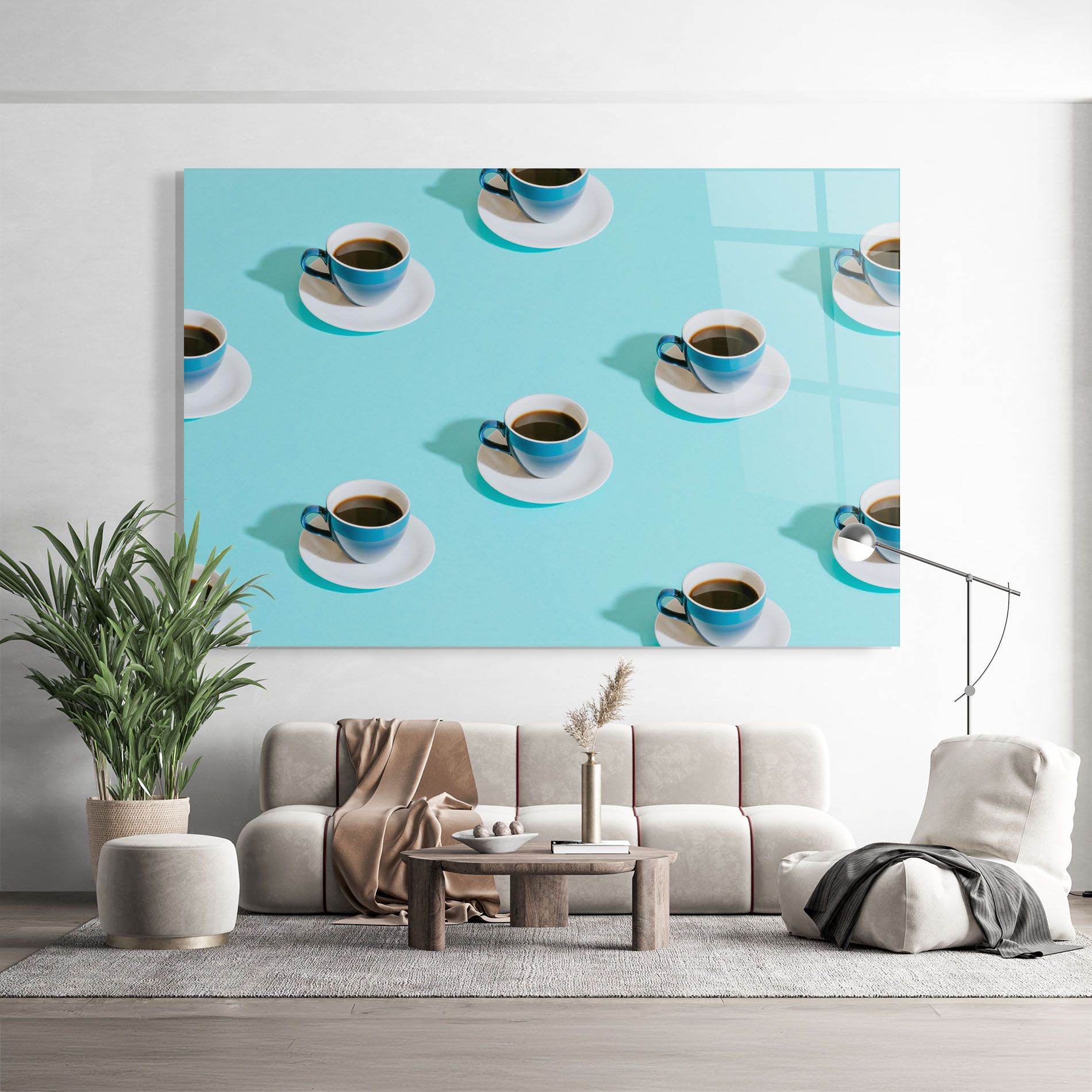 Blue Cup Of Coffe mockup 9