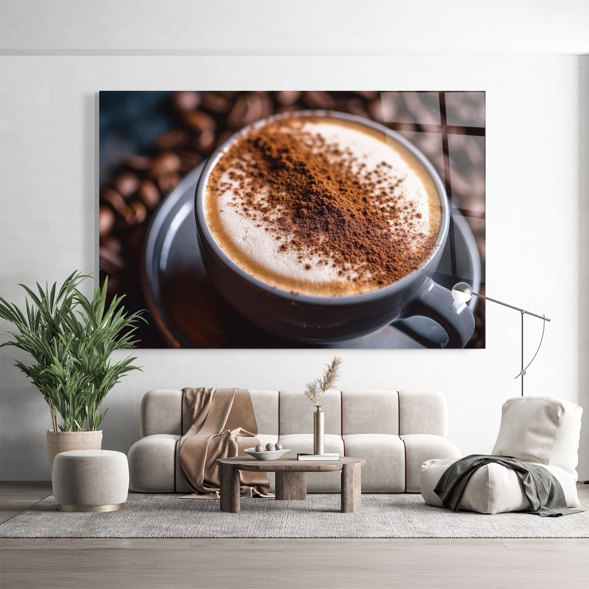 Cappuccino Coffee Close Up mockup 9