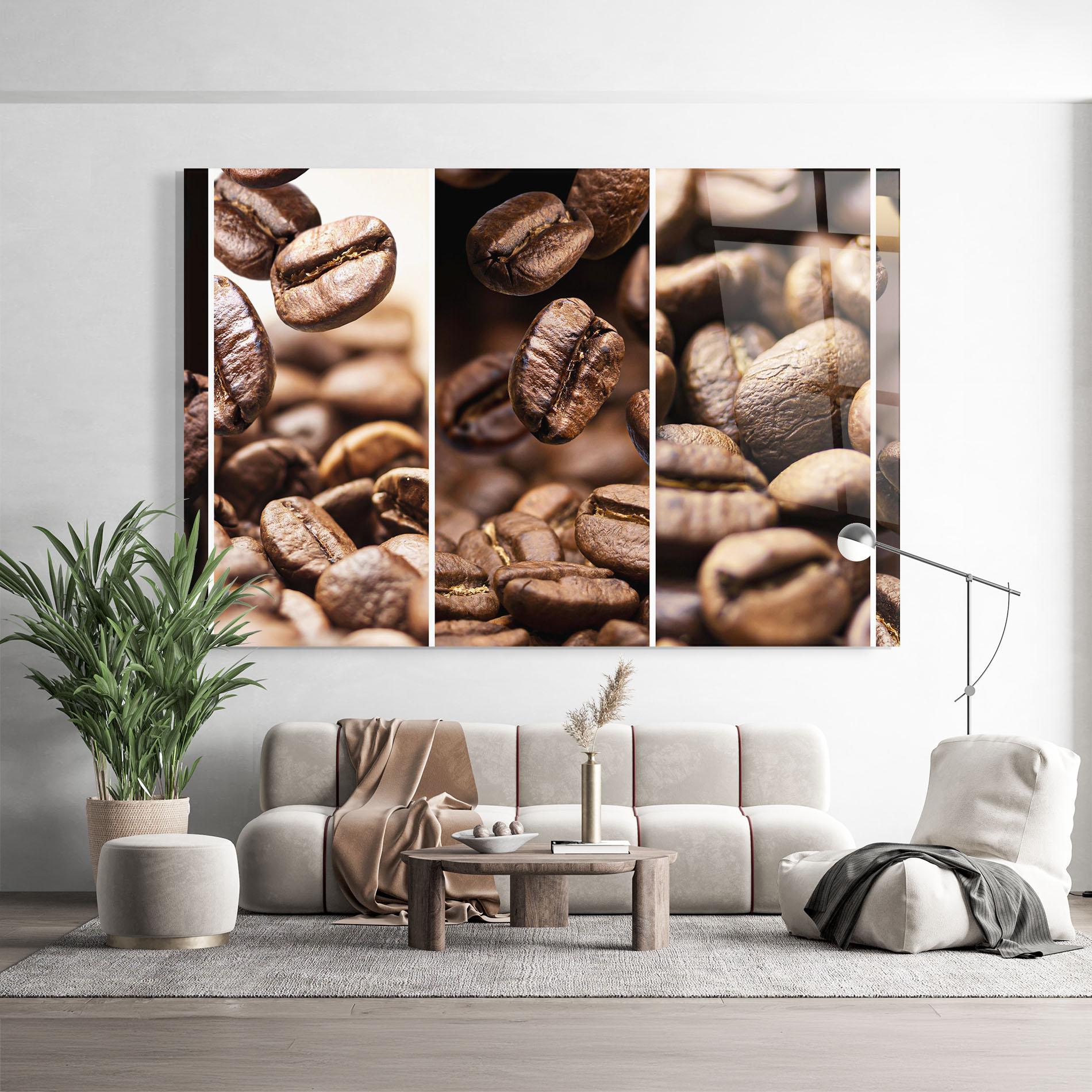 Tablou Sticla Coffee Collage mockup 9