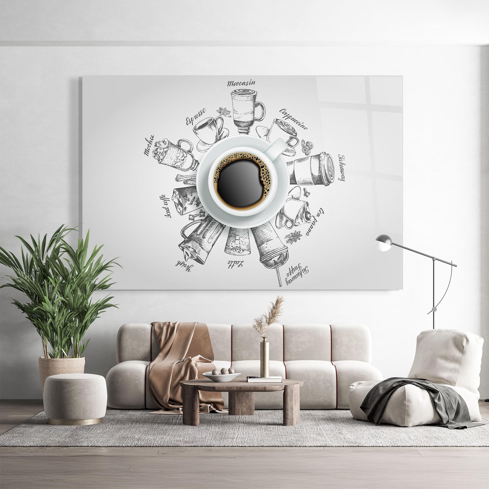 Tablou Sticla Coffee List mockup 9