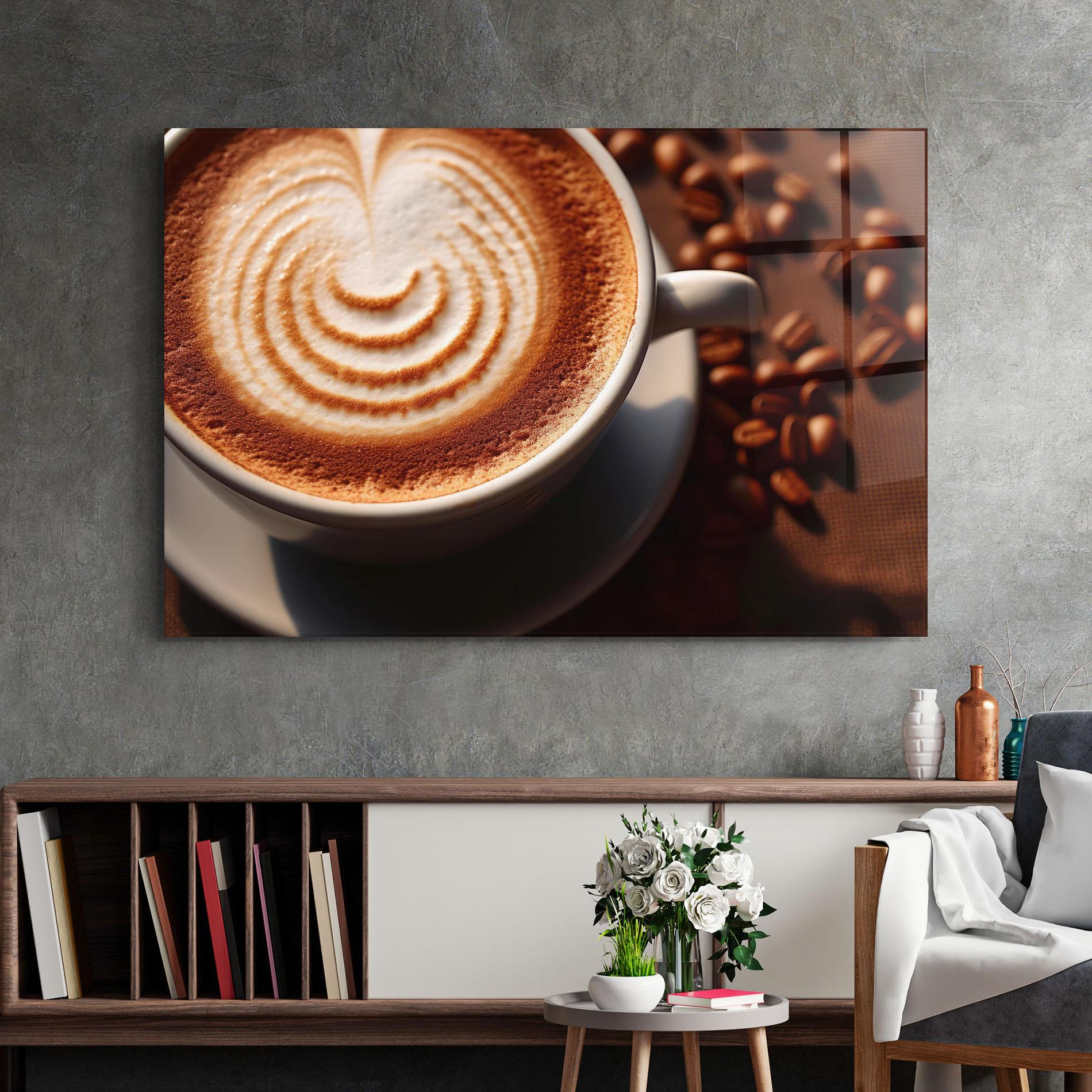 Tablou Sticla Cappuccino mockup 2