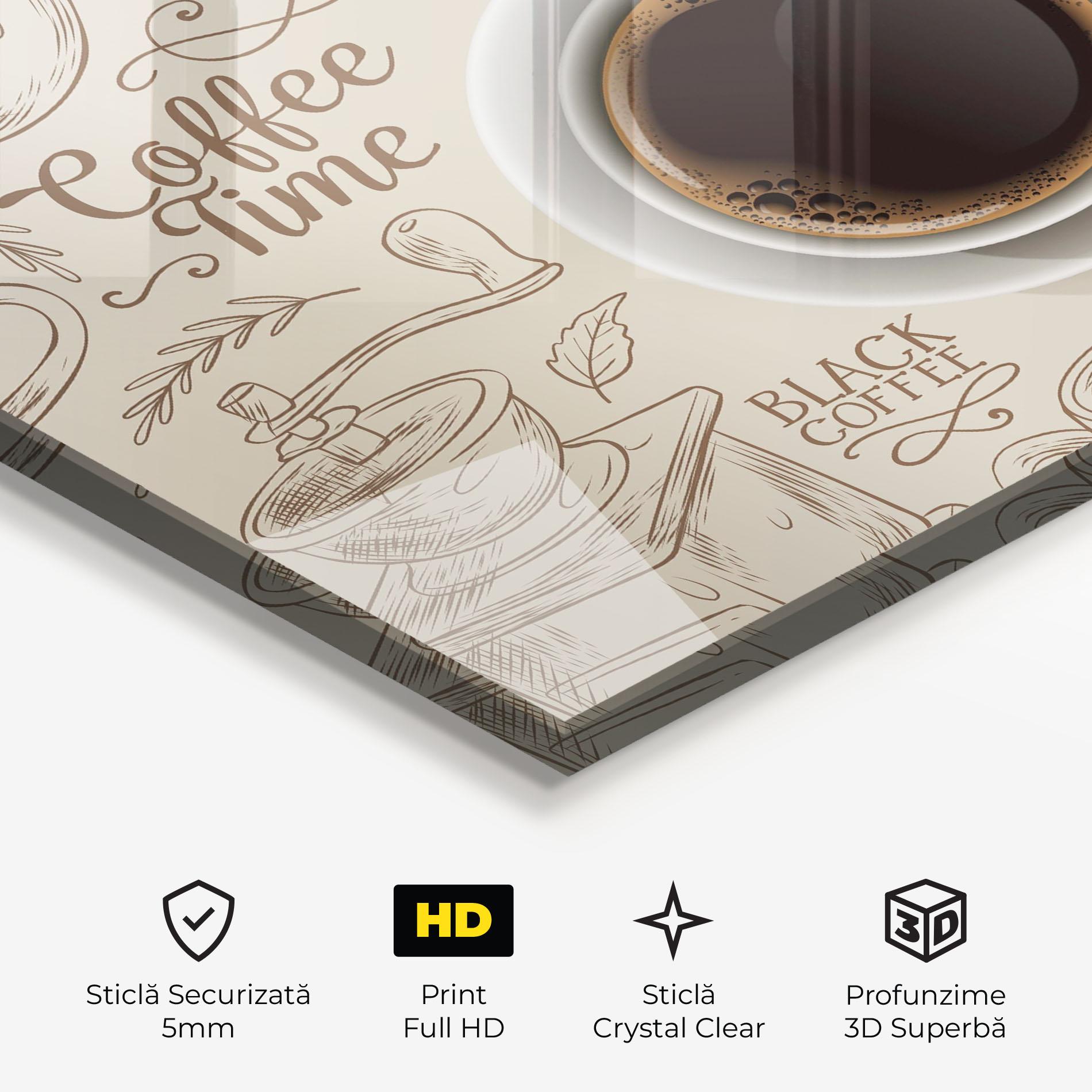 Tablou Sticla Artisan Coffee mockup 3