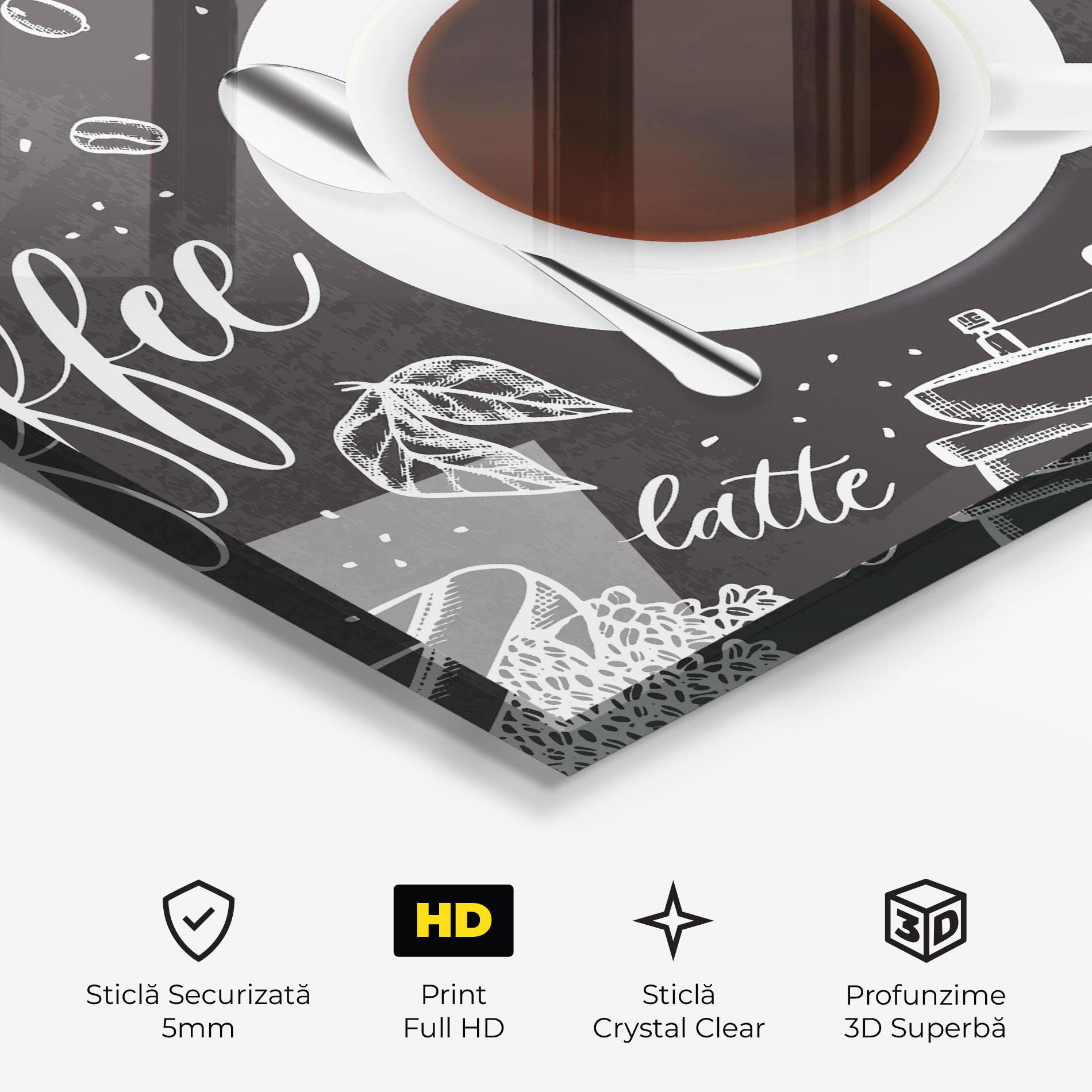Tablou Sticla Best Coffee mockup 3
