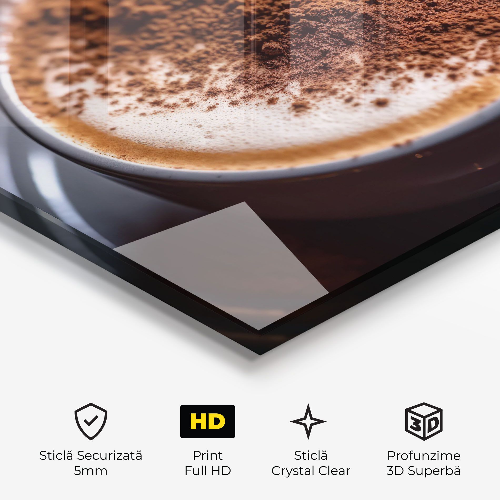 Cappuccino Coffee Close Up mockup 3