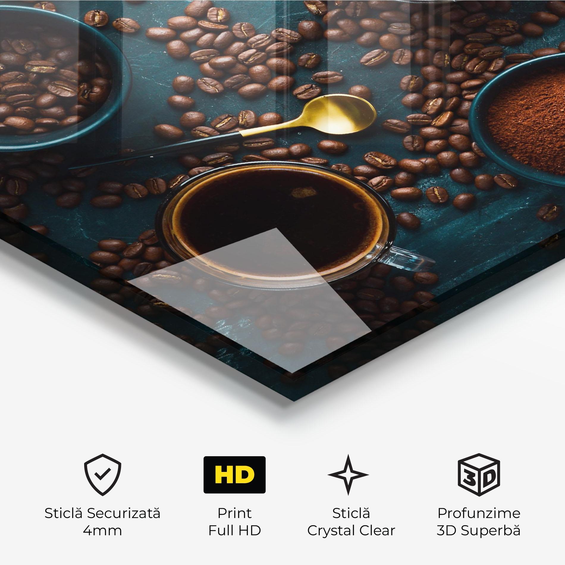 Tablou Sticla Coffee Cups mockup 3