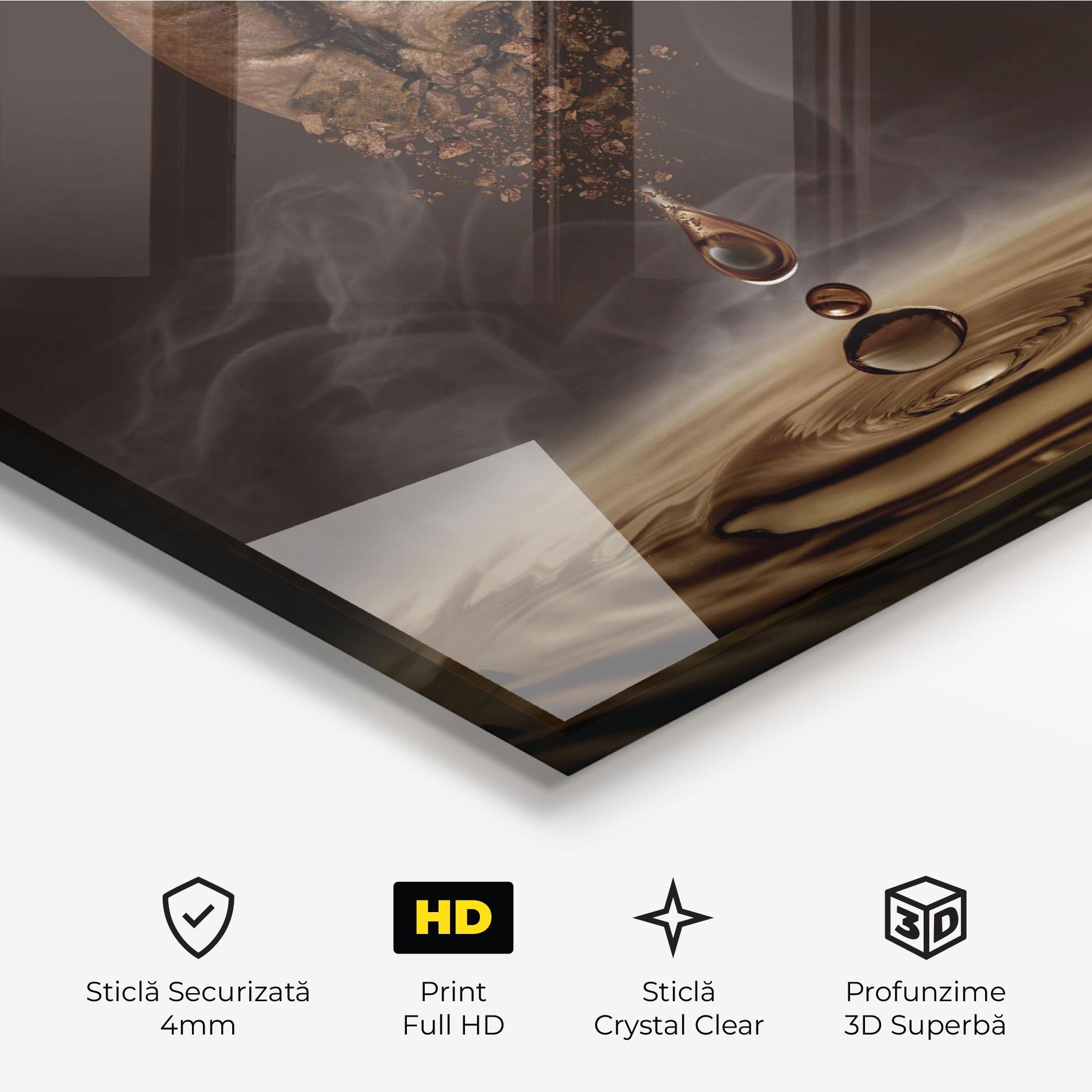 Tablou Sticla Coffee Drip Concept mockup 3