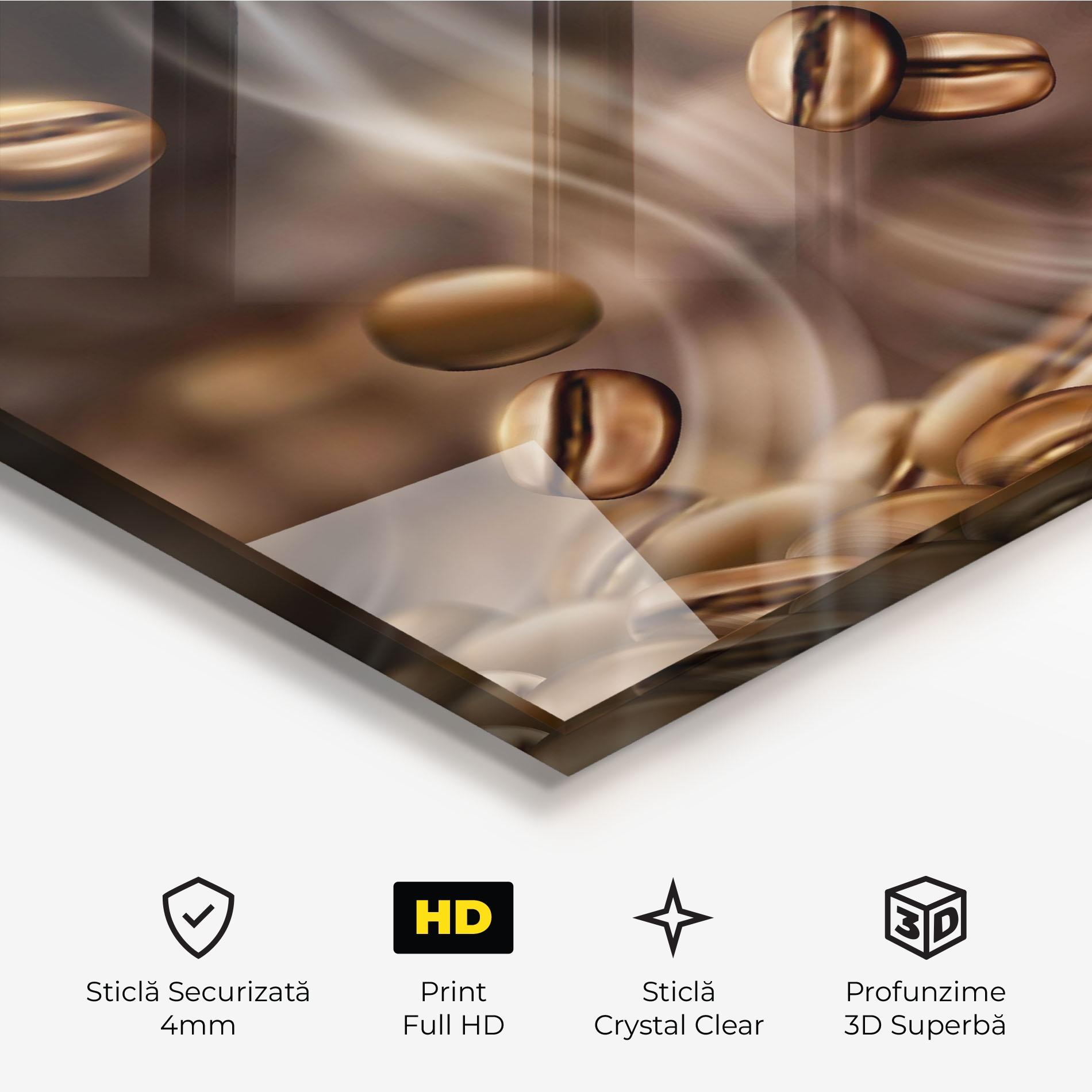 Tablou Sticla Coffee Smoke mockup 3