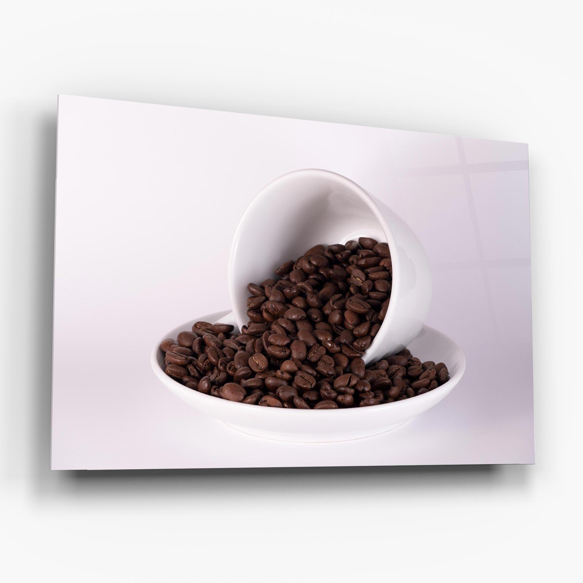 Tablou Sticla Bowl Of Coffee mockup 6