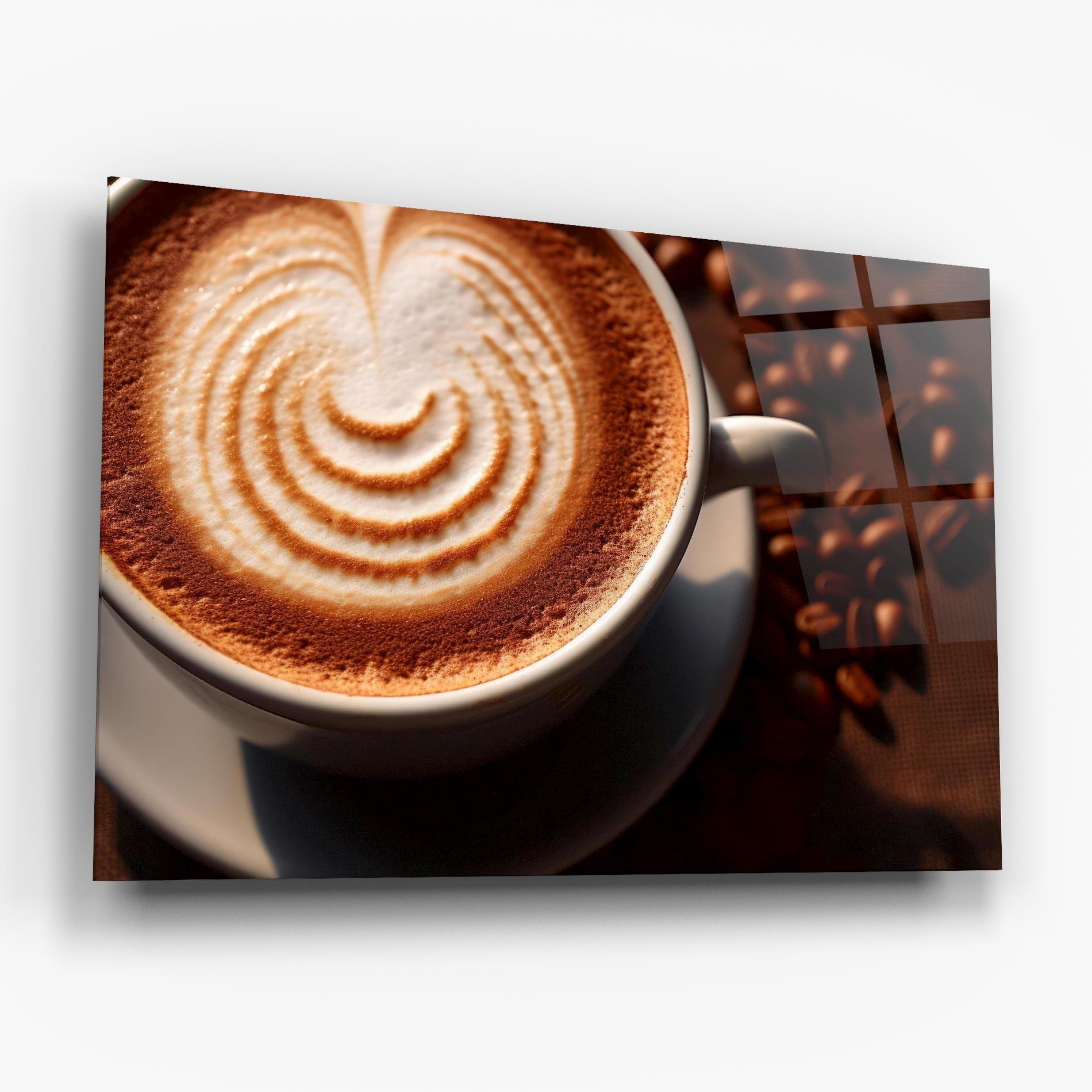 Tablou Sticla Cappuccino mockup 6