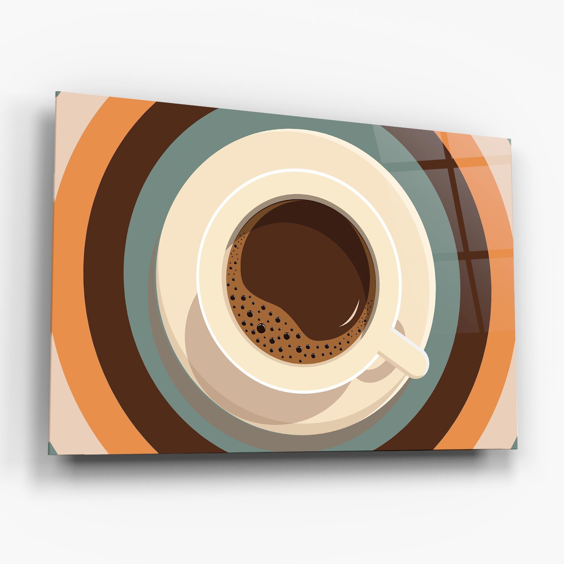 Tablou Sticla Coffee Cup mockup 6