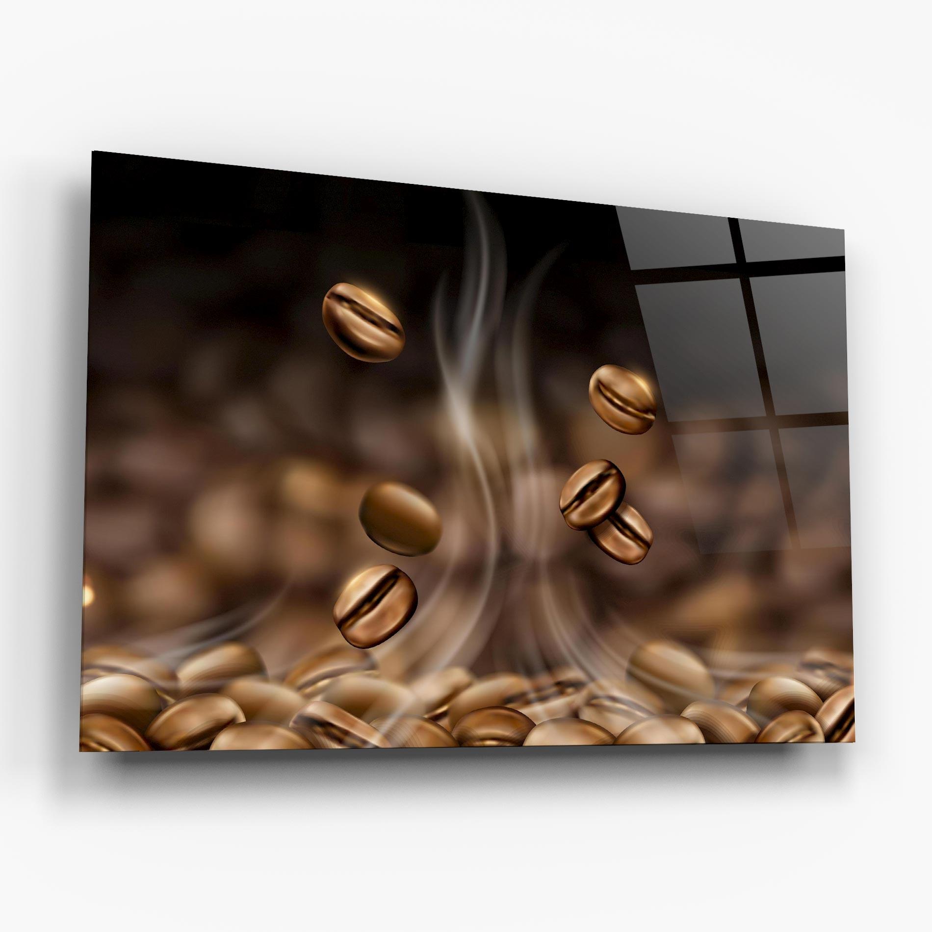 Tablou Sticla Coffee Smoke mockup 6