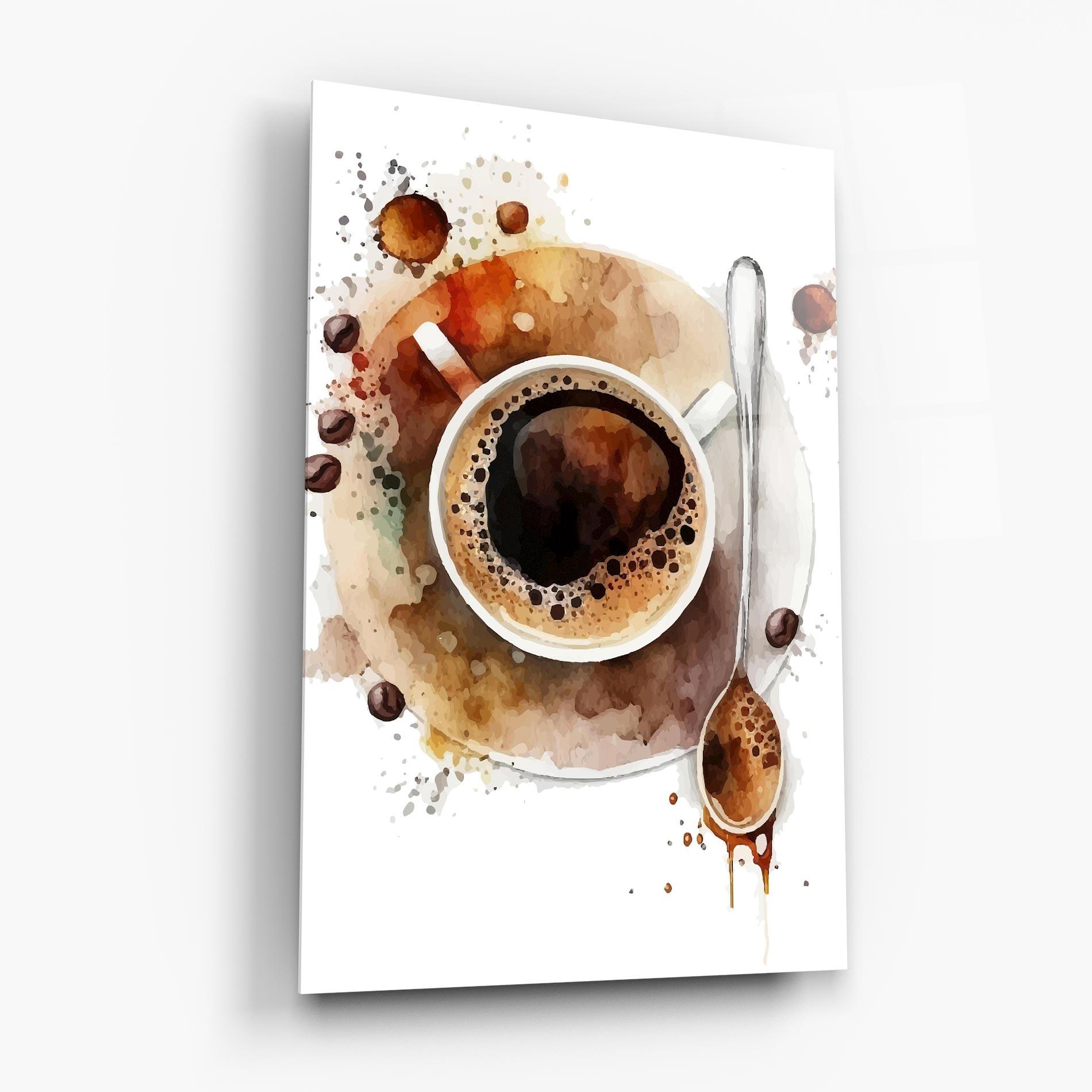 Tablou Sticla Coffee Liquid mockup 6