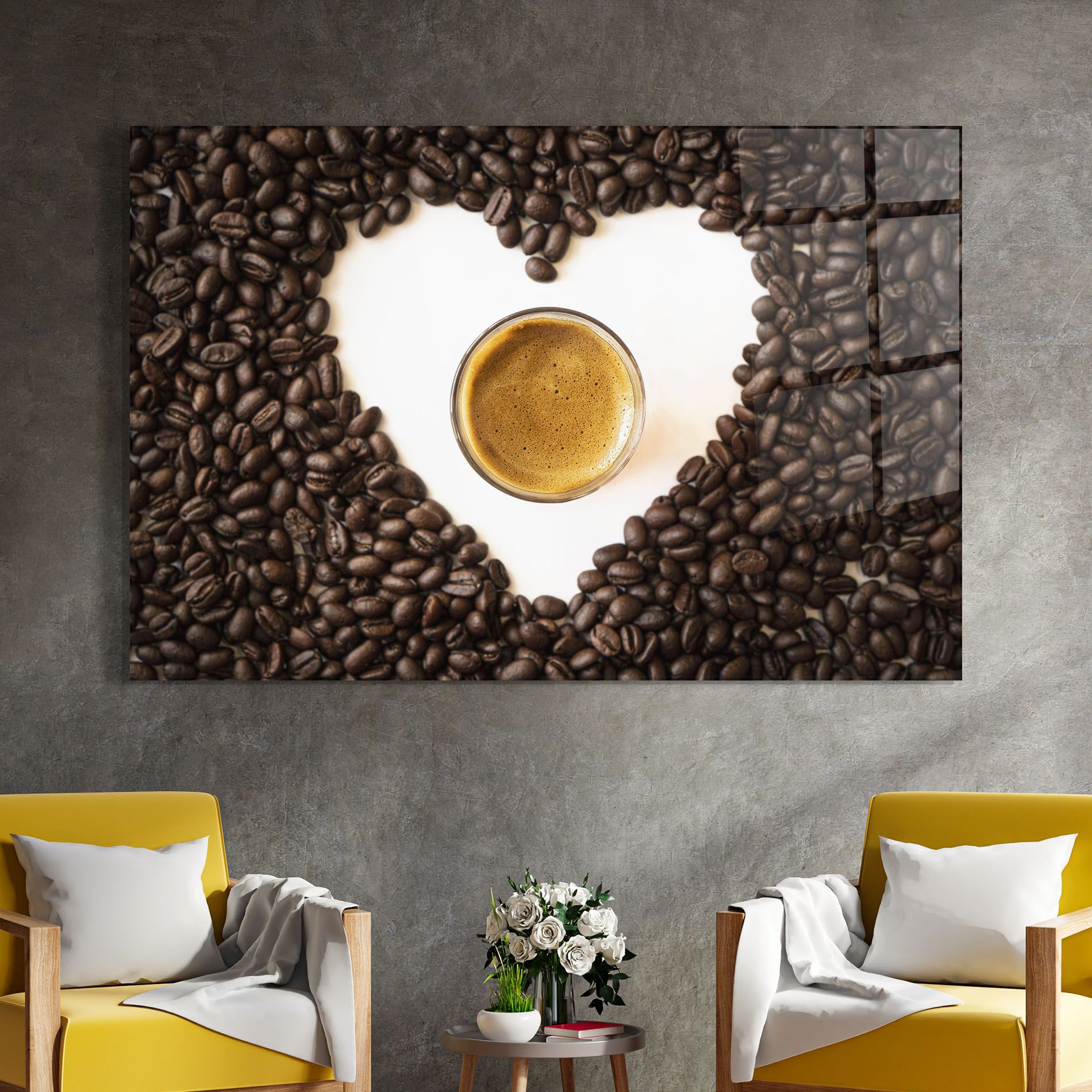 Coffee Bean Heart mockup 4
