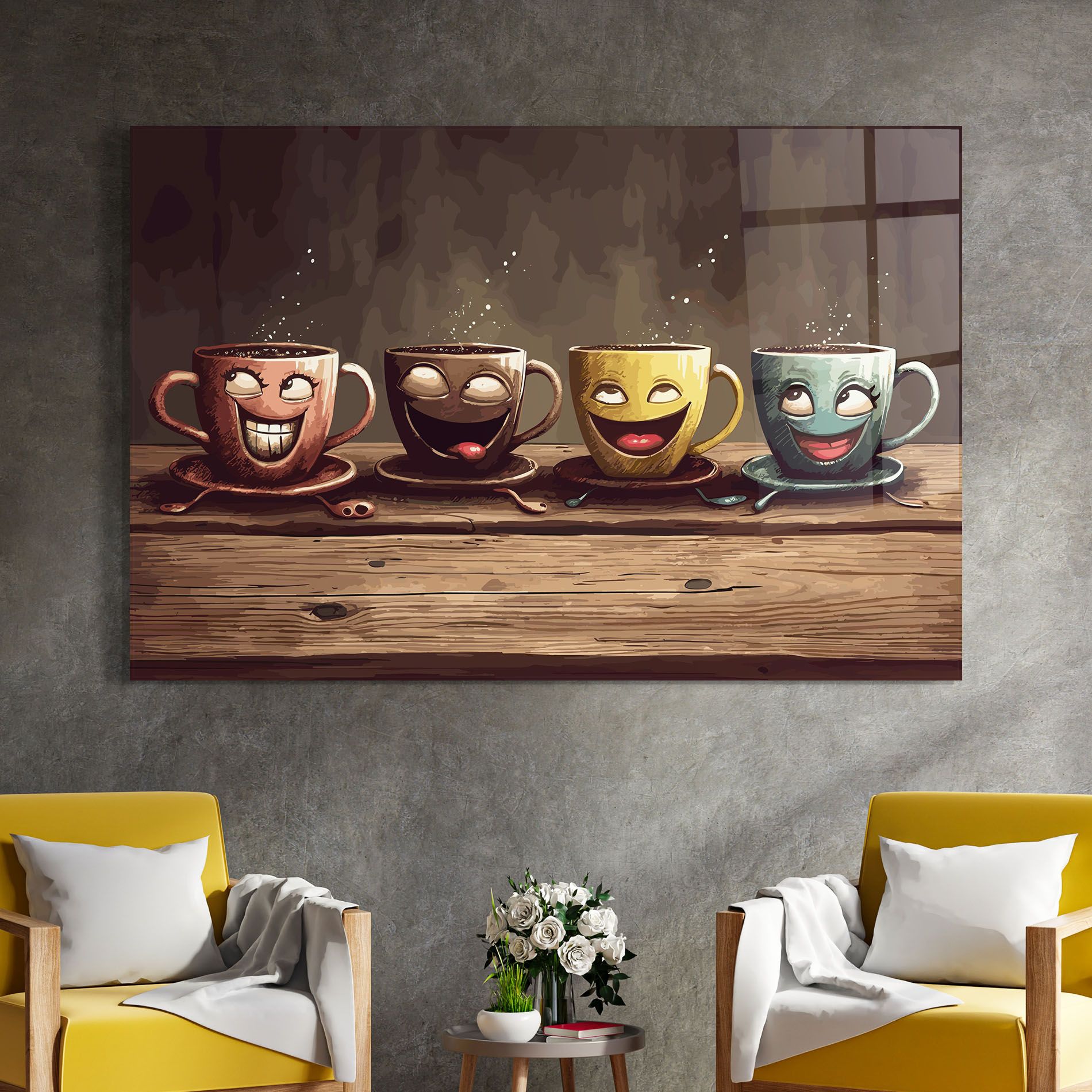 Coffee Faces mockup 4