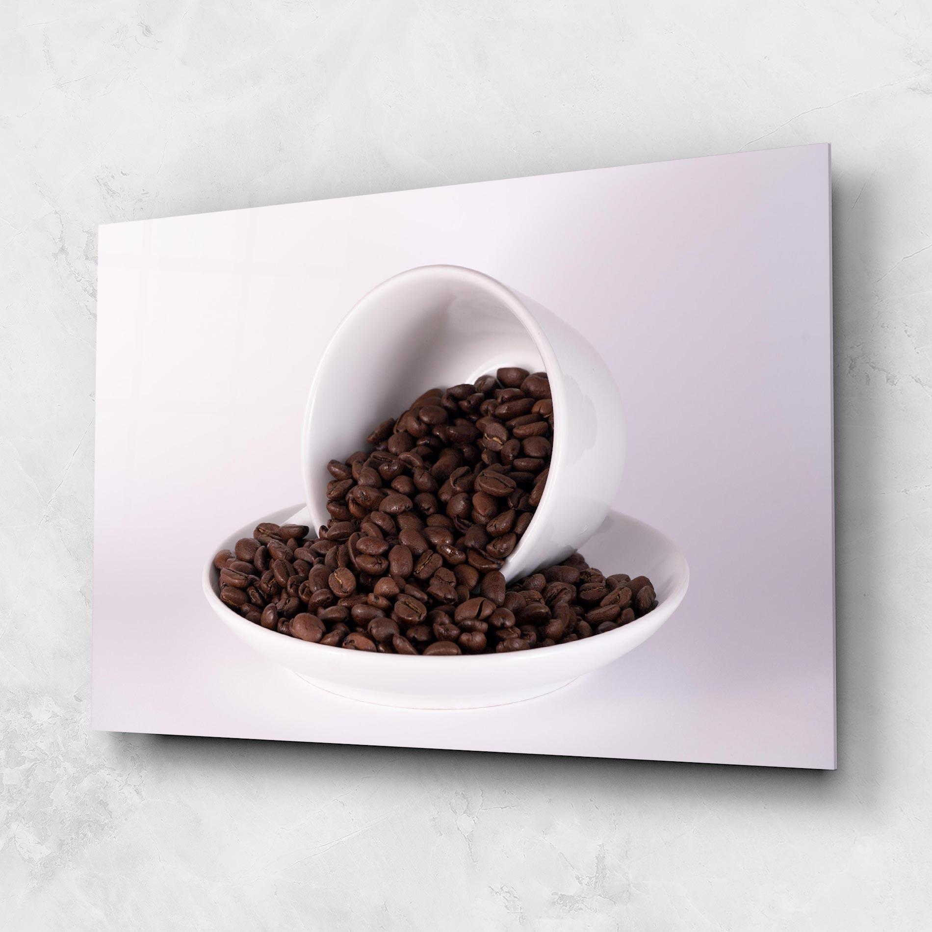 Tablou Sticla Bowl Of Coffee mockup 1