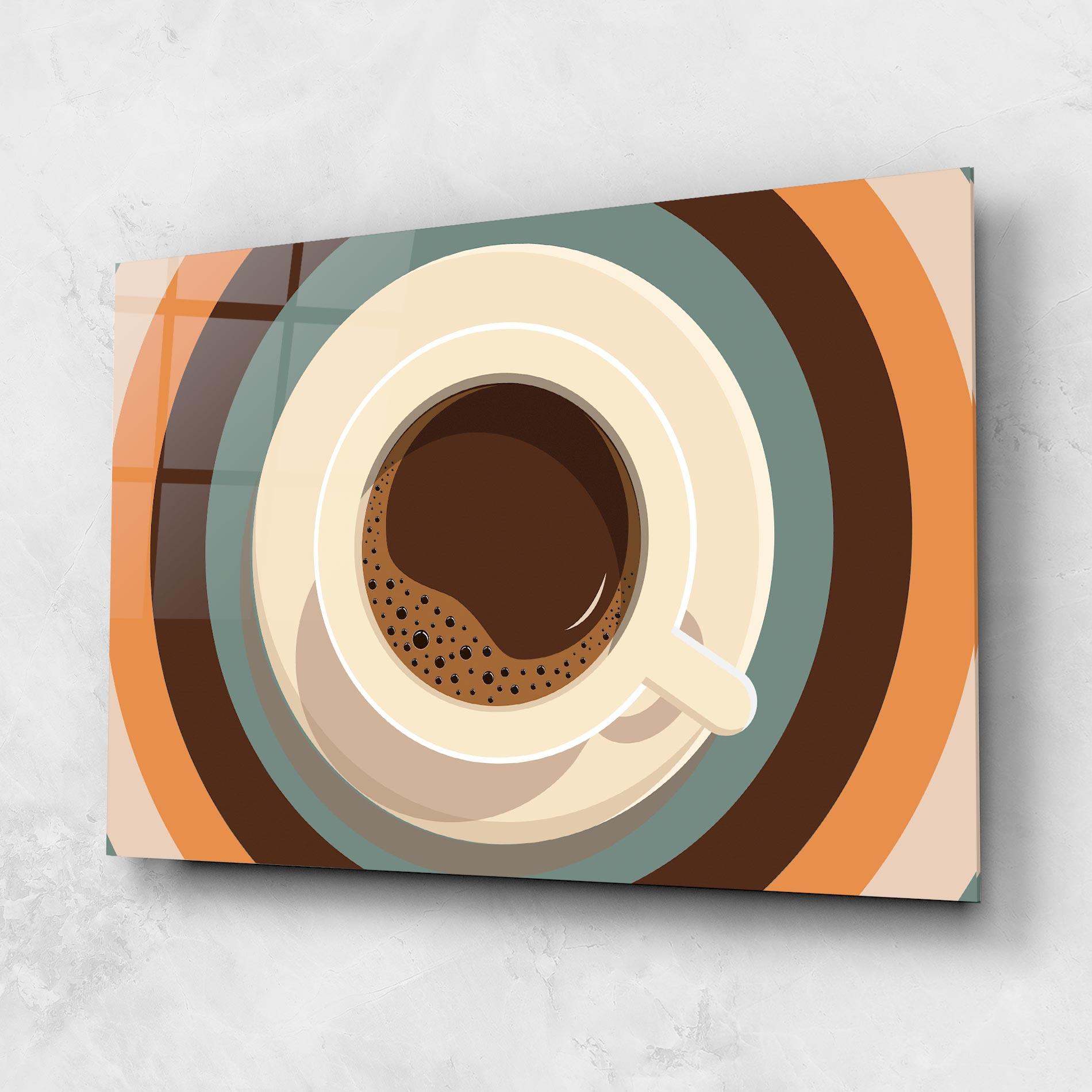 Tablou Sticla Coffee Cup mockup 1